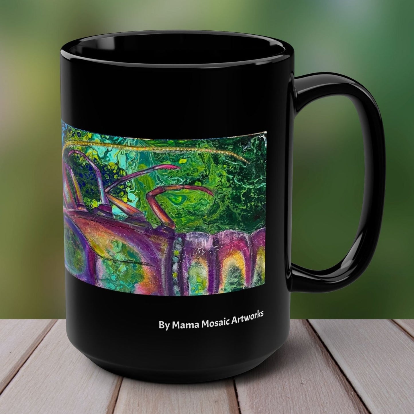 Lobster Mug - Original Art, Lobster Claw from Mama Mosaic Artworks