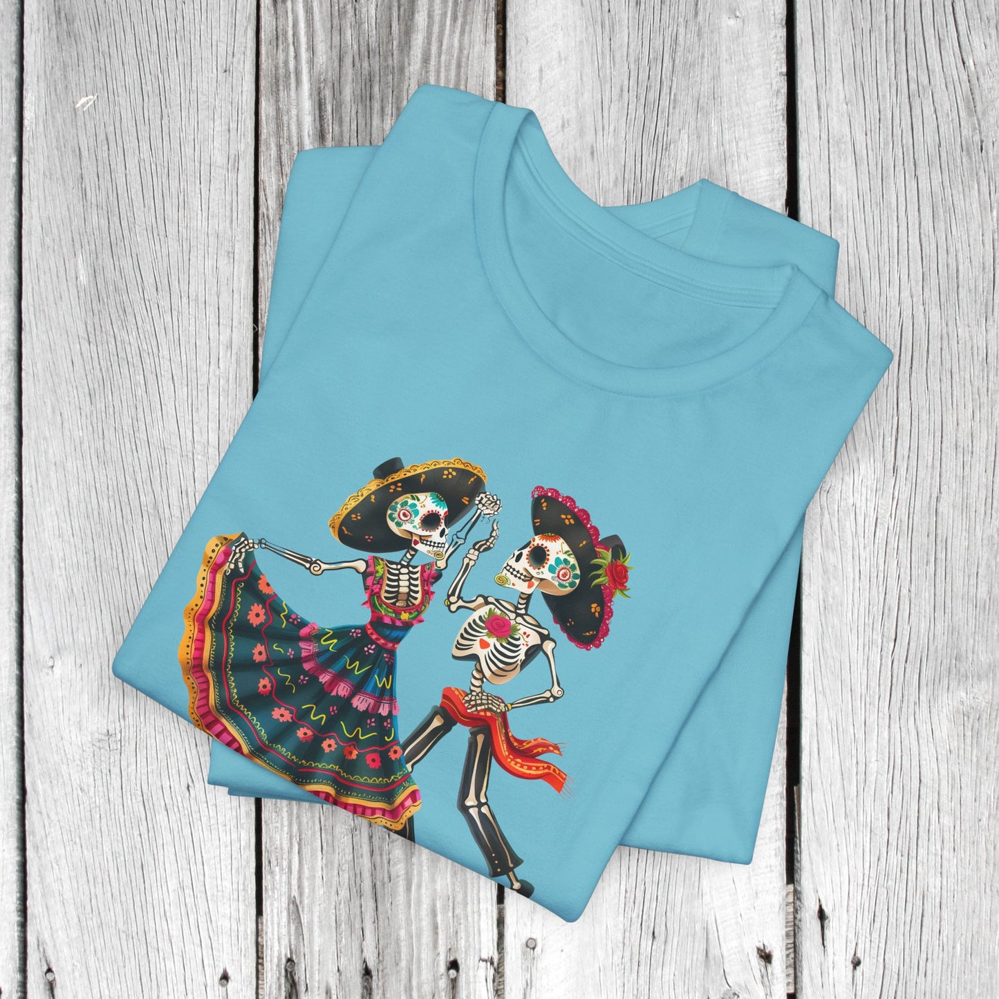 Feliz Día de los Muertos Unisex TShirt - Day of the Dead Shirt Unisex Crew