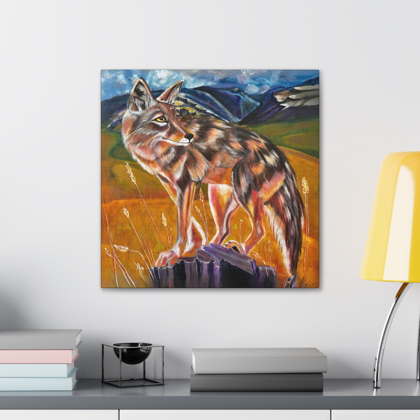 Fine Art Canvas - Lady of the Plains from Mama Mosaic Artworks