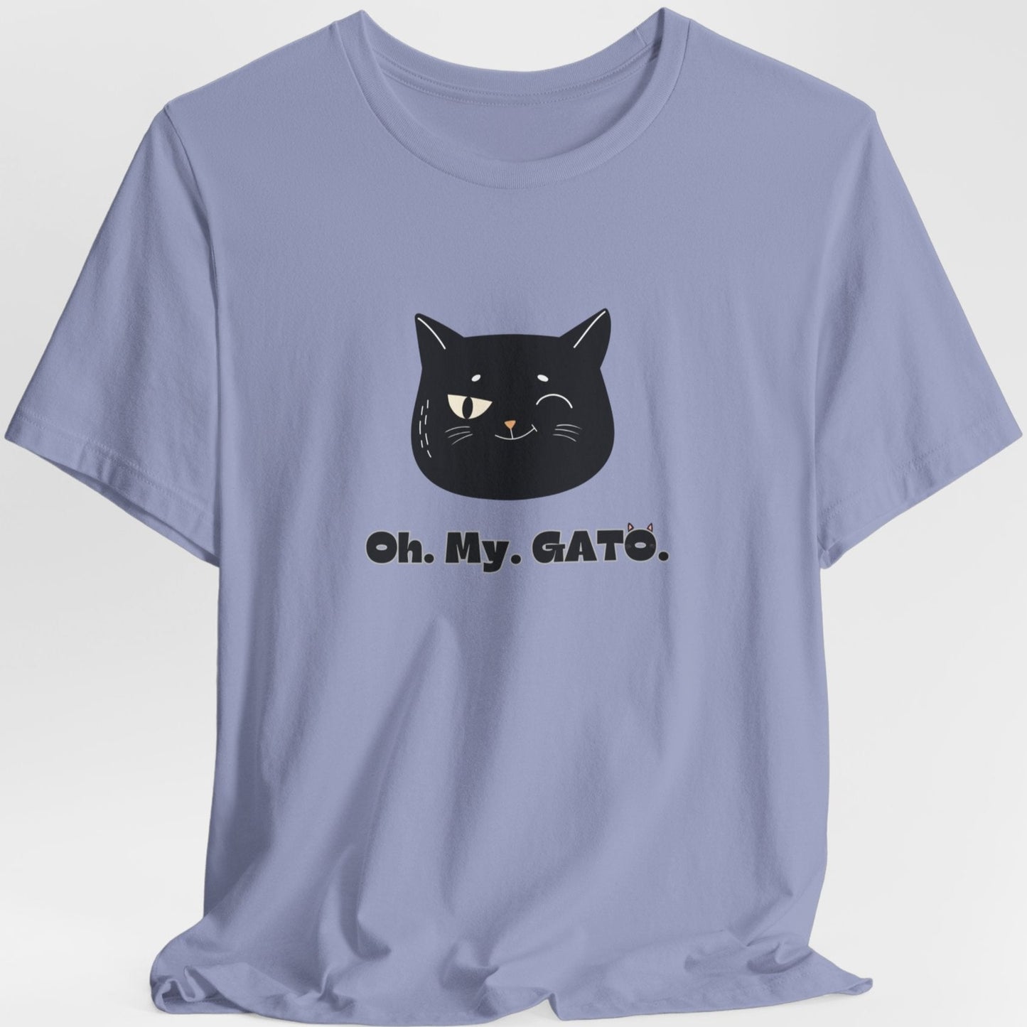 Black Cat TShirt - Oh My Gato Unisex Crew