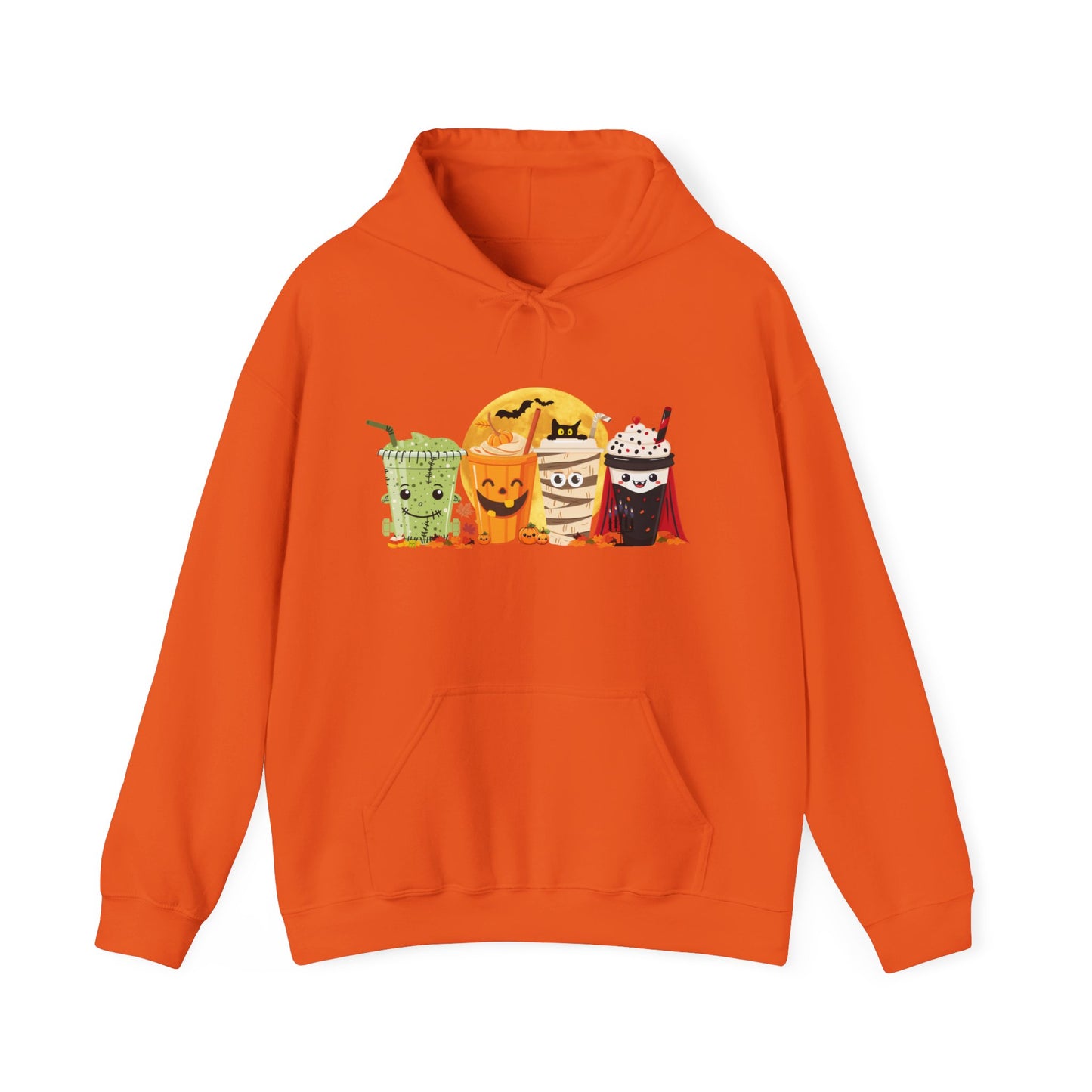 Halloween Monster Coffee Hoodie Unisex