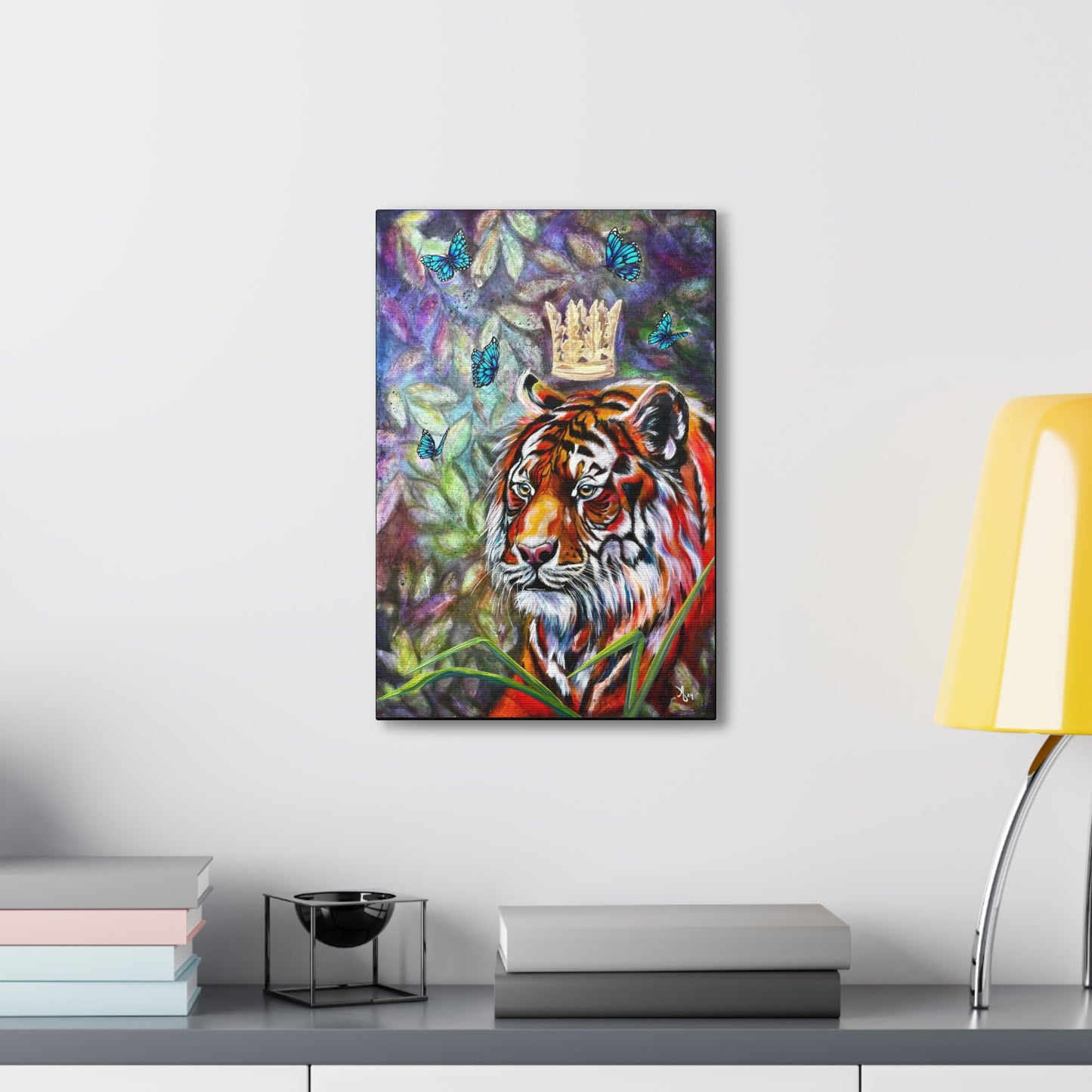 Canvas Wall Art - Tiger from Mama Mosaic Artworks