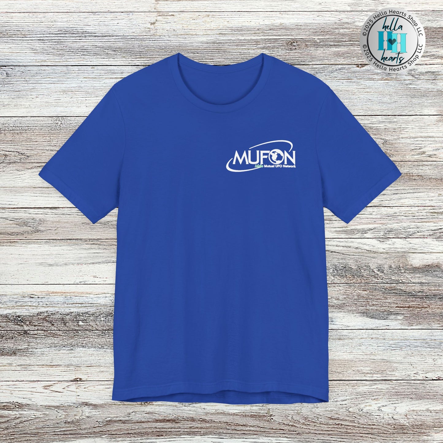 MUFON Idaho Logo Front and Back Shirt, Unisex