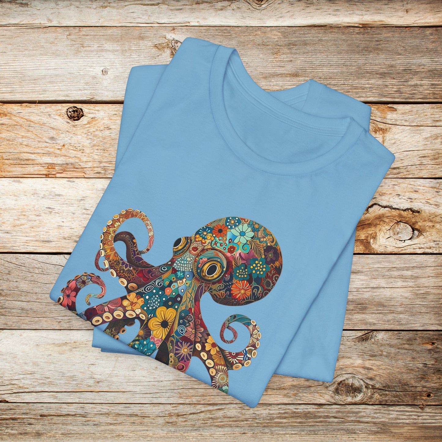 Octopus Shirt - Funky Pattern Unisex Crew