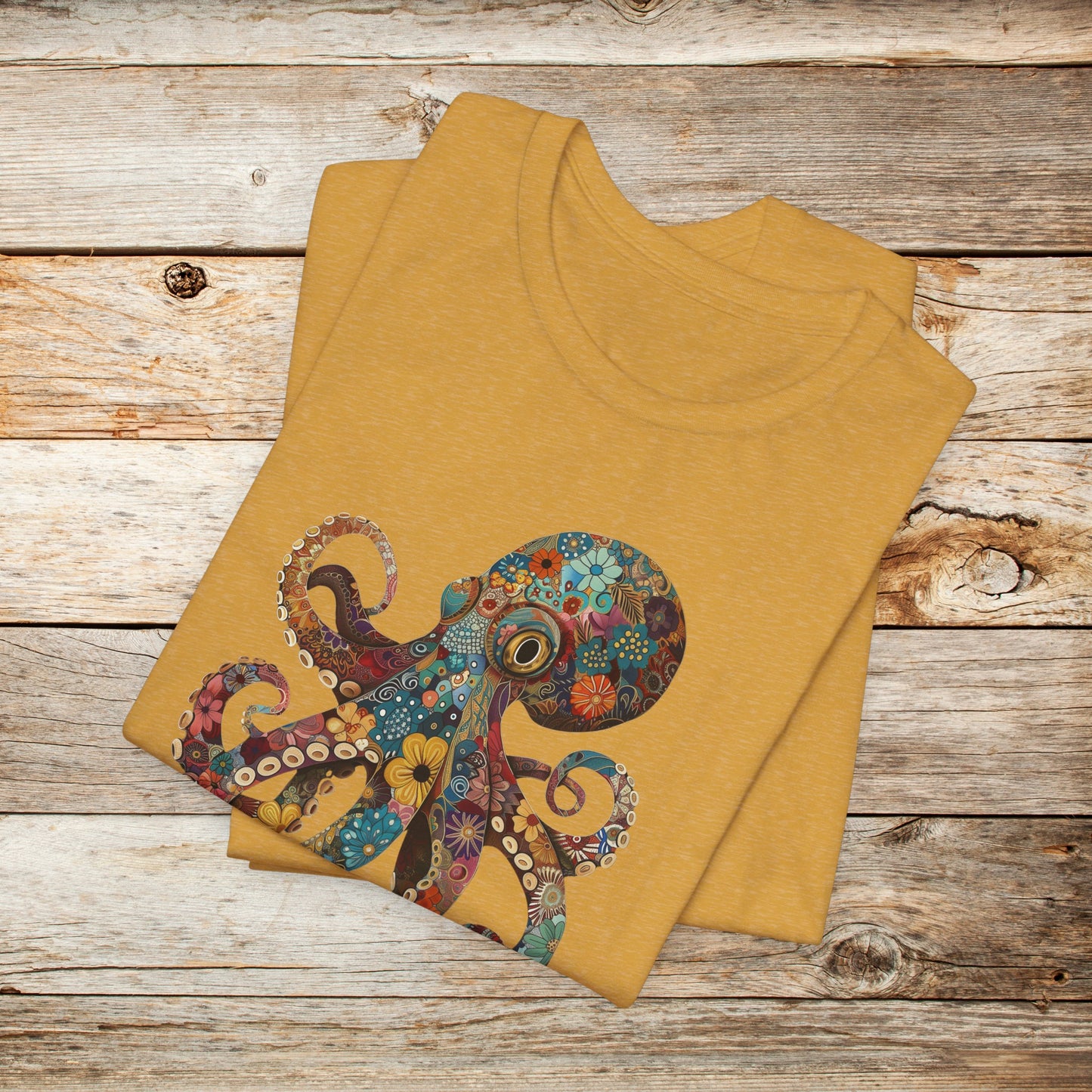 Patterned Octopus Unisex TShirt