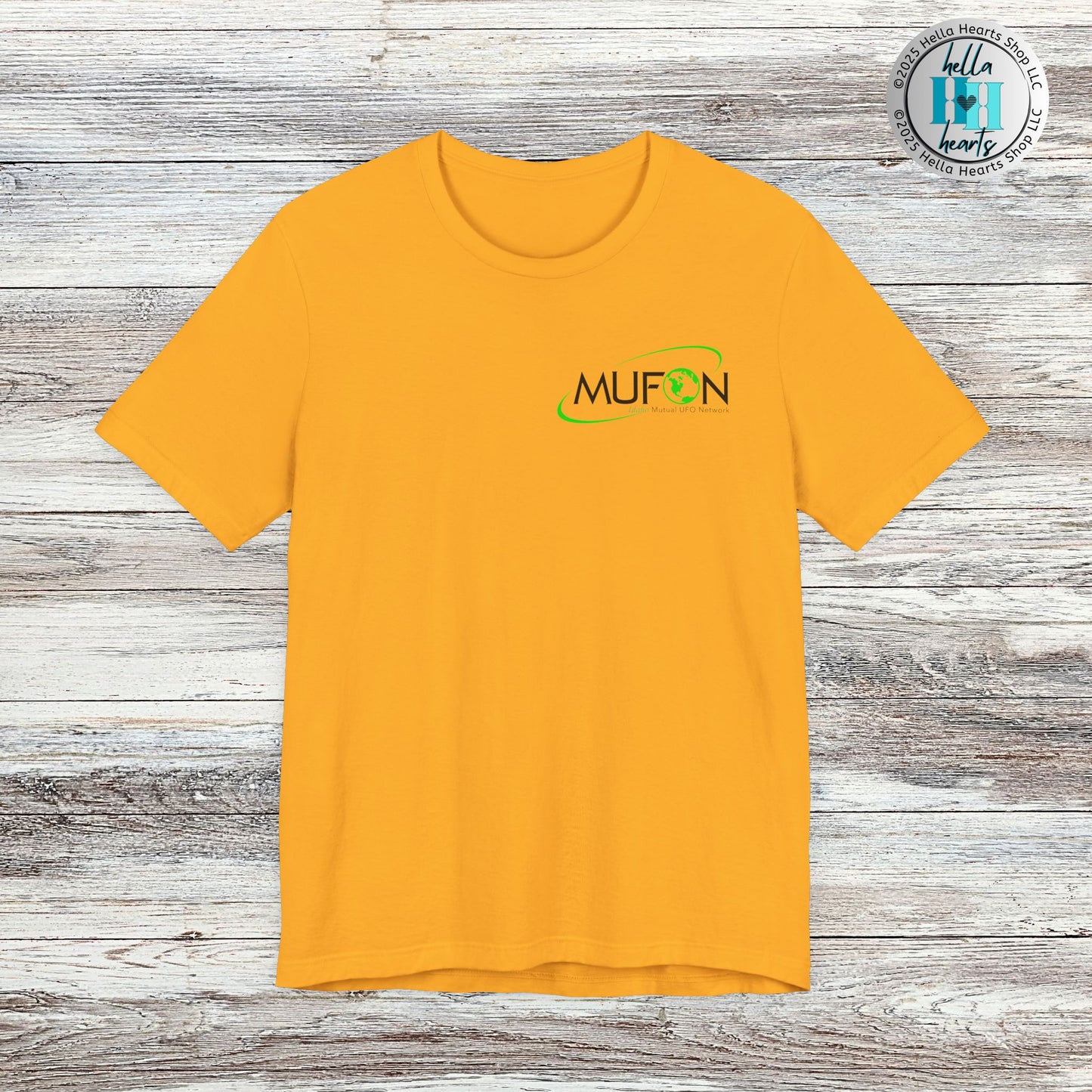 MUFON Idaho Logo Front and Back Shirt, Unisex