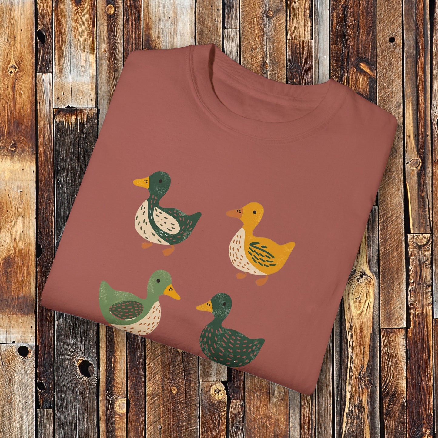 Simple Ducks TShirt - Eugene Oregon Comfort Colors Unisex Crew