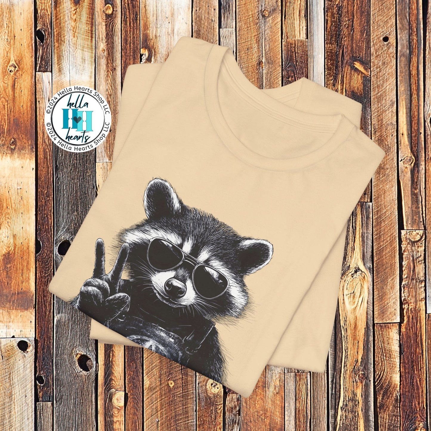 Anarchy Raccoon Shirt - Unisex Crew