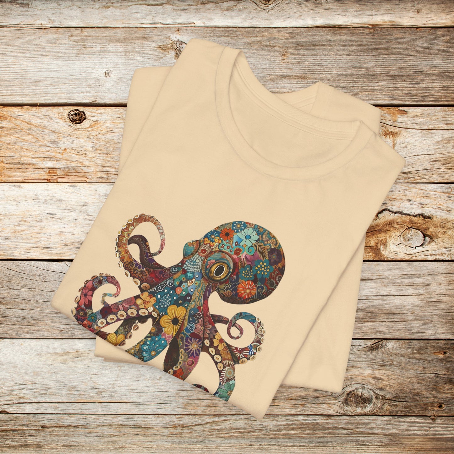 Patterned Octopus Unisex TShirt