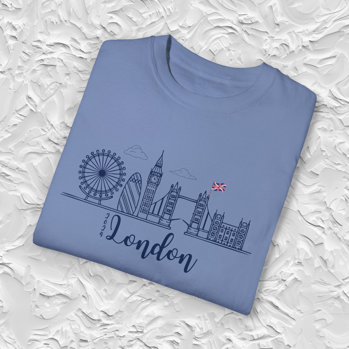 London Cityscape 2024 Trip Comfort Colors Unisex TShirt