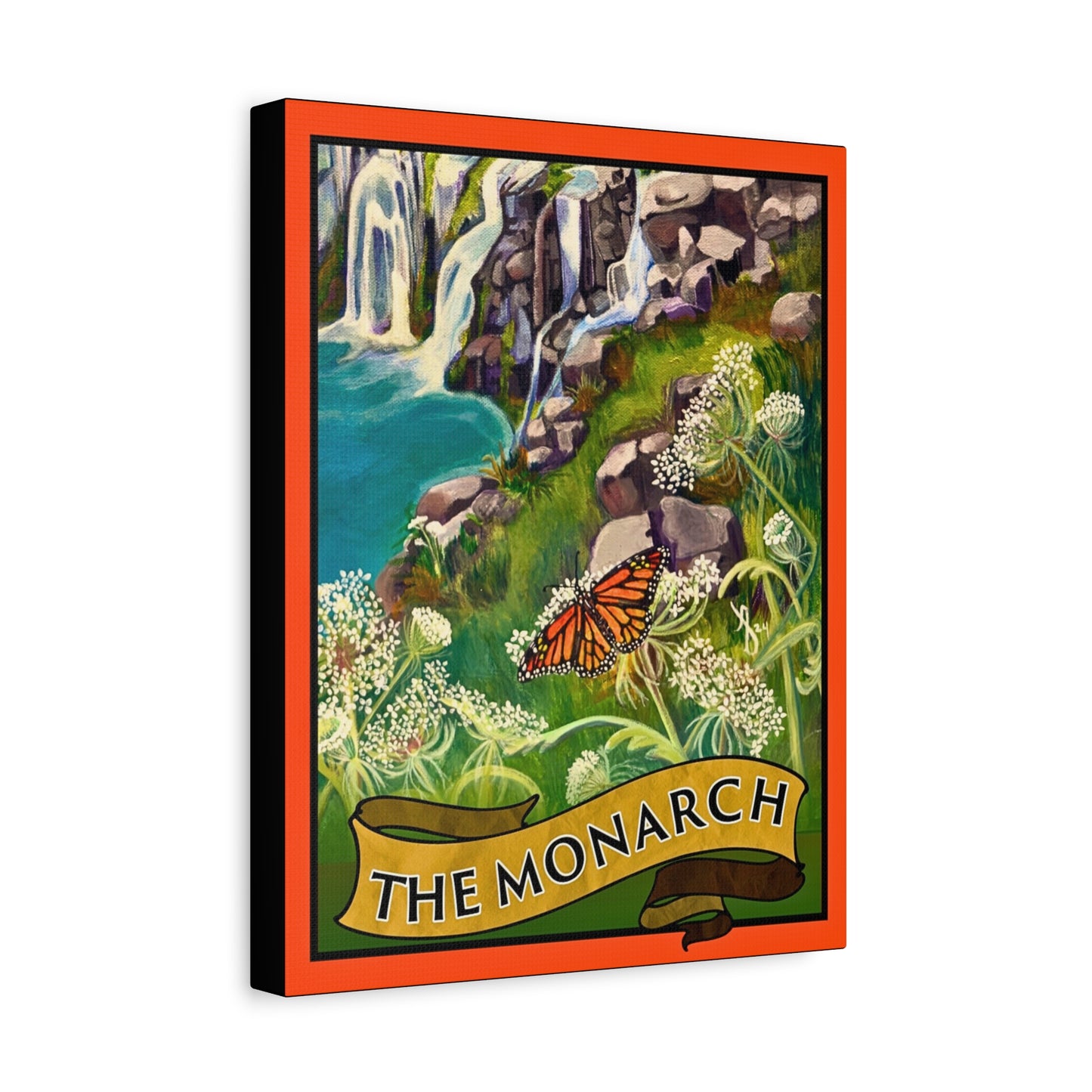 Tarot The Monarch Canvas Wall Art