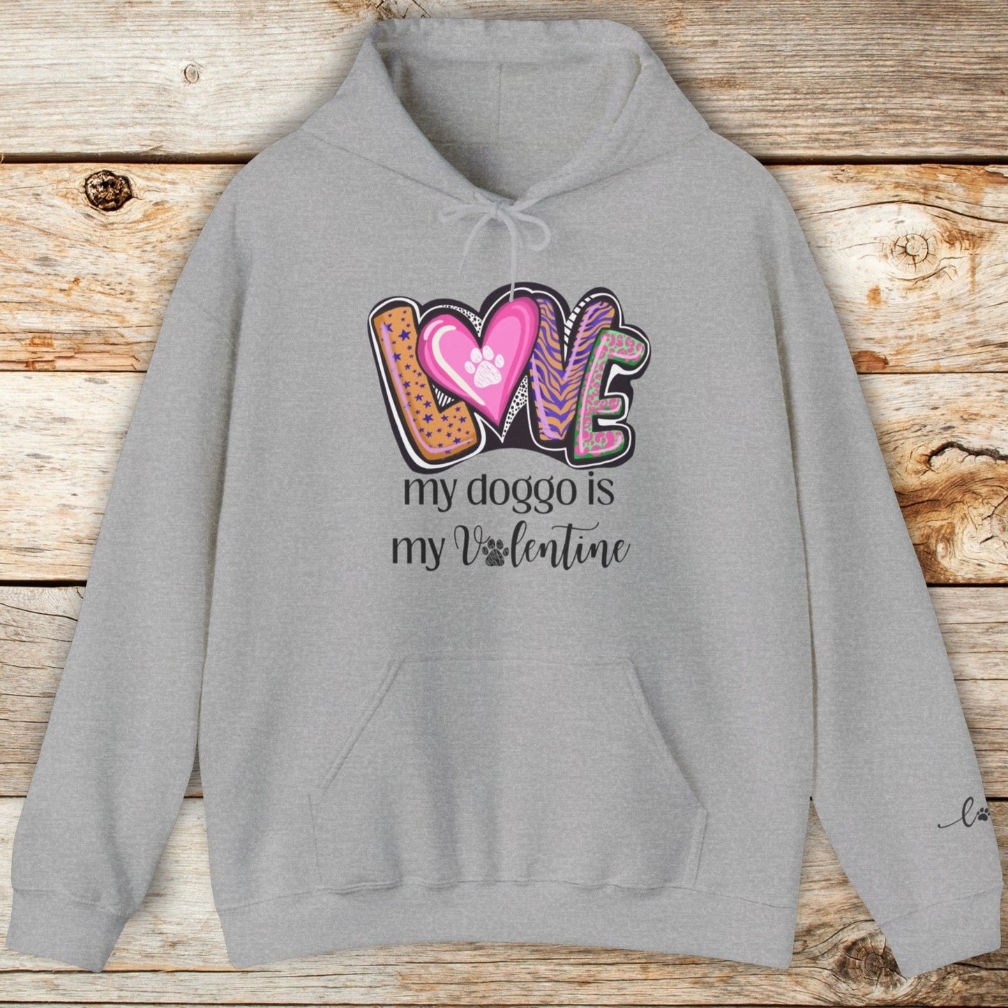 My Doggo is My Valentine Unisex Hoodie