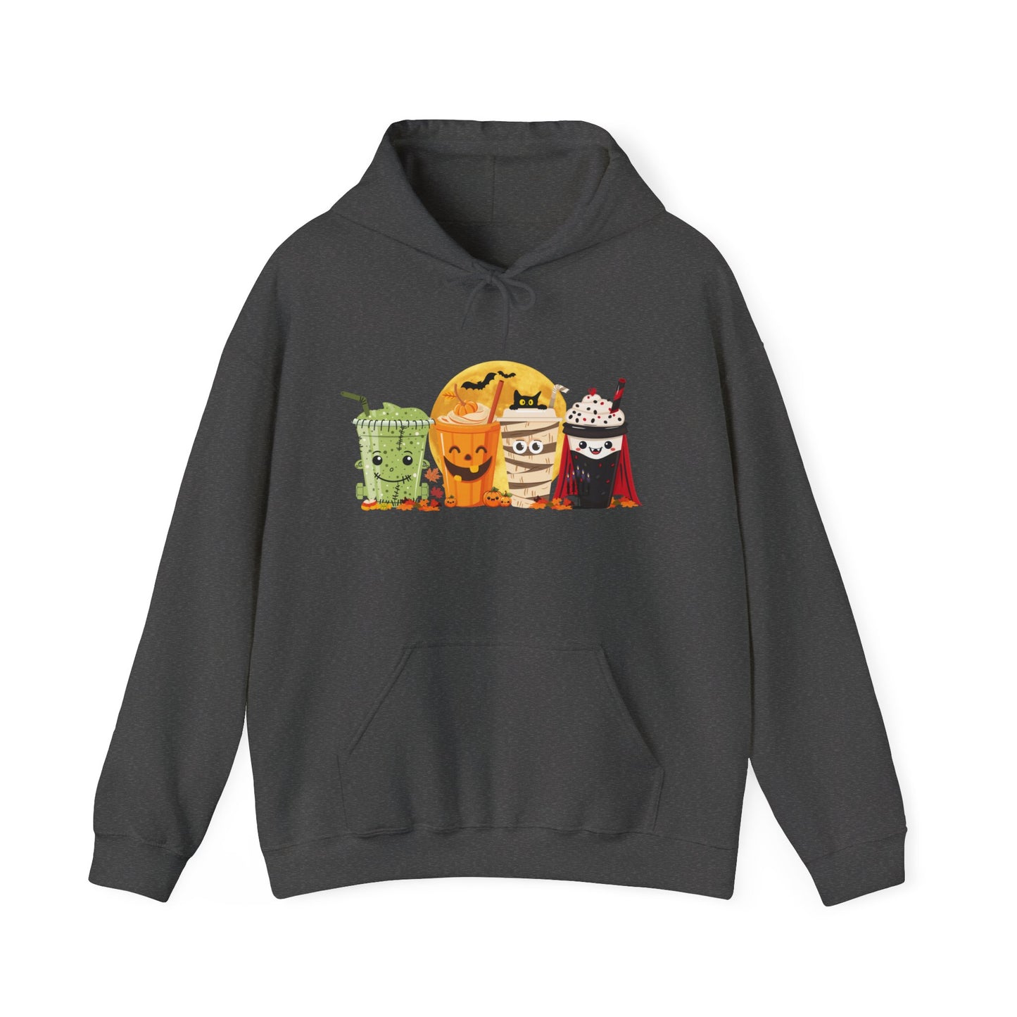 Halloween Monster Coffee Hoodie Unisex