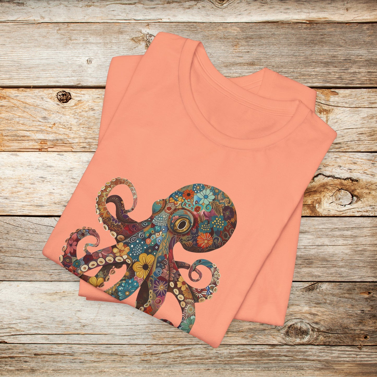 Patterned Octopus Unisex TShirt