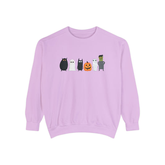 Spooky Monster Family Sweatshirt - Comfort Colors Unisex Crew