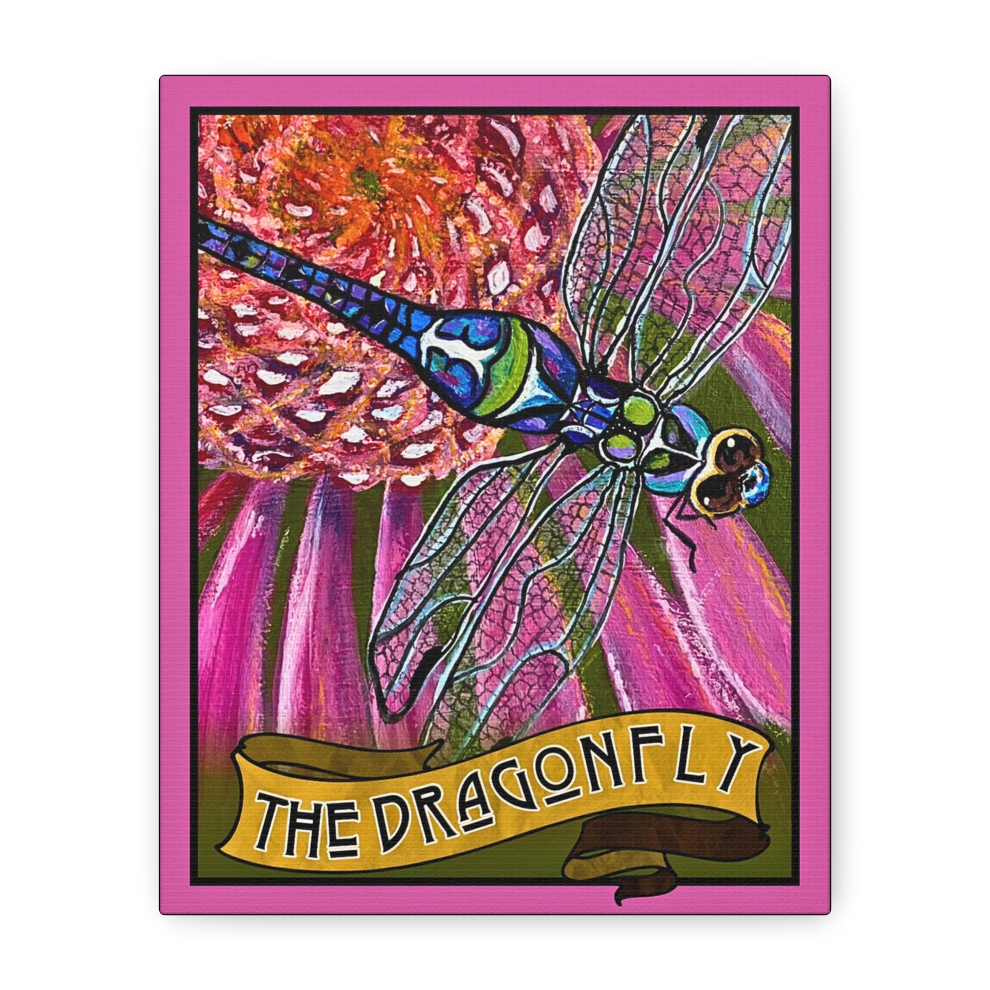 Tarot The Dragonfly Canvas Wall Art