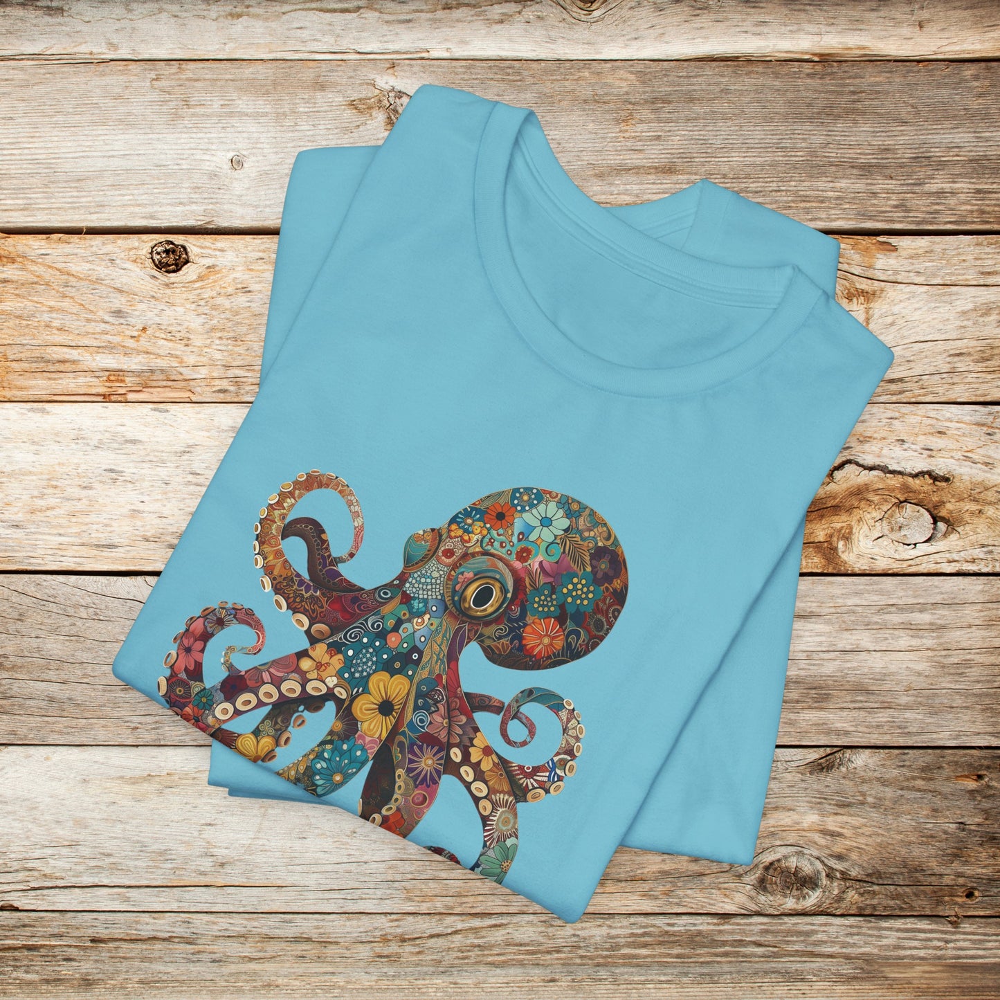 Patterned Octopus Unisex TShirt