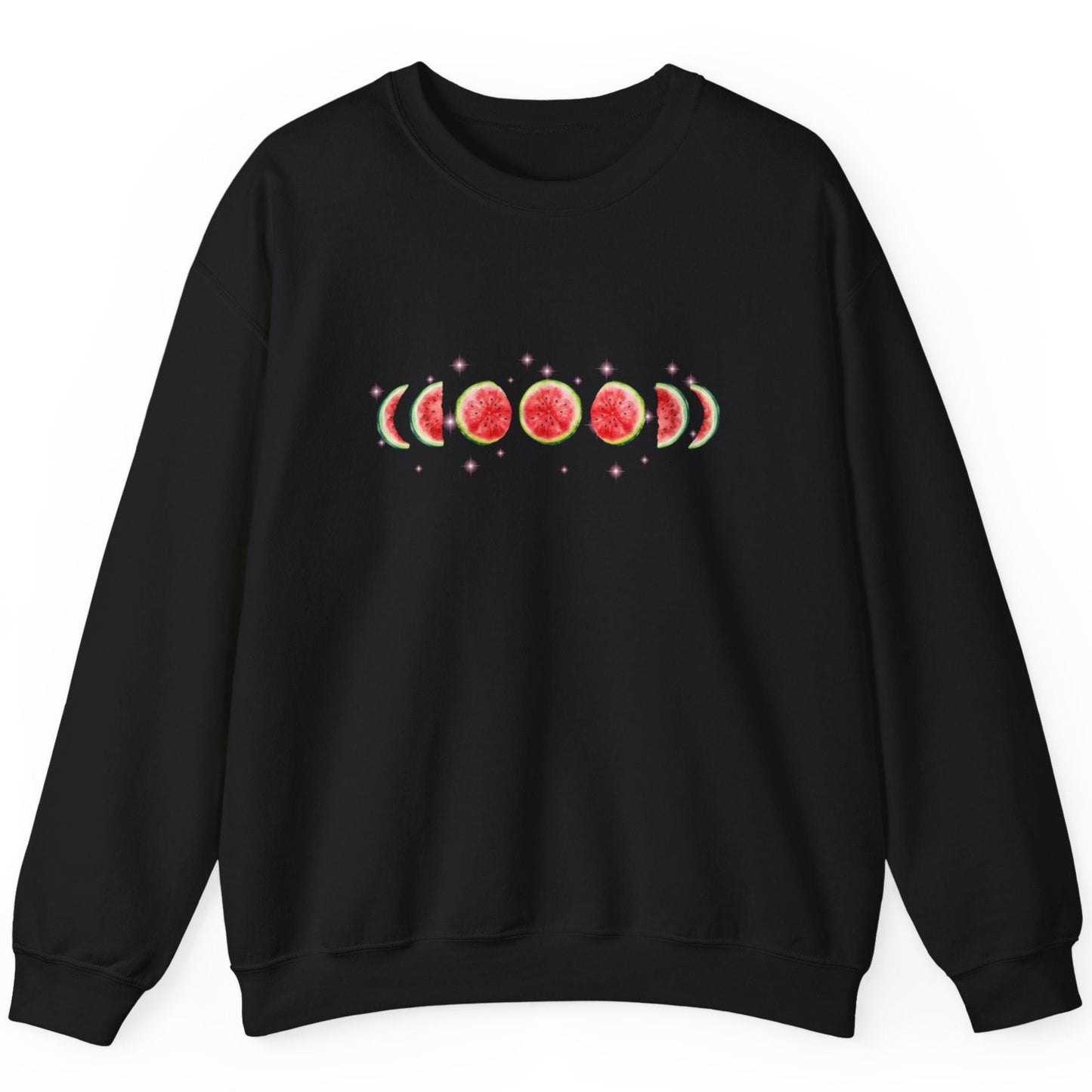 Sweatshirt - Stages of a Watermelon Moon Unisex Crewneck