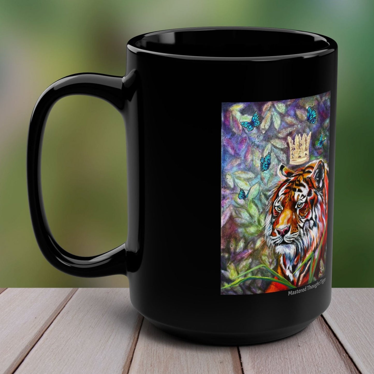 Mug - Mastered Thought Tiger from Mama Mosaic Artworks