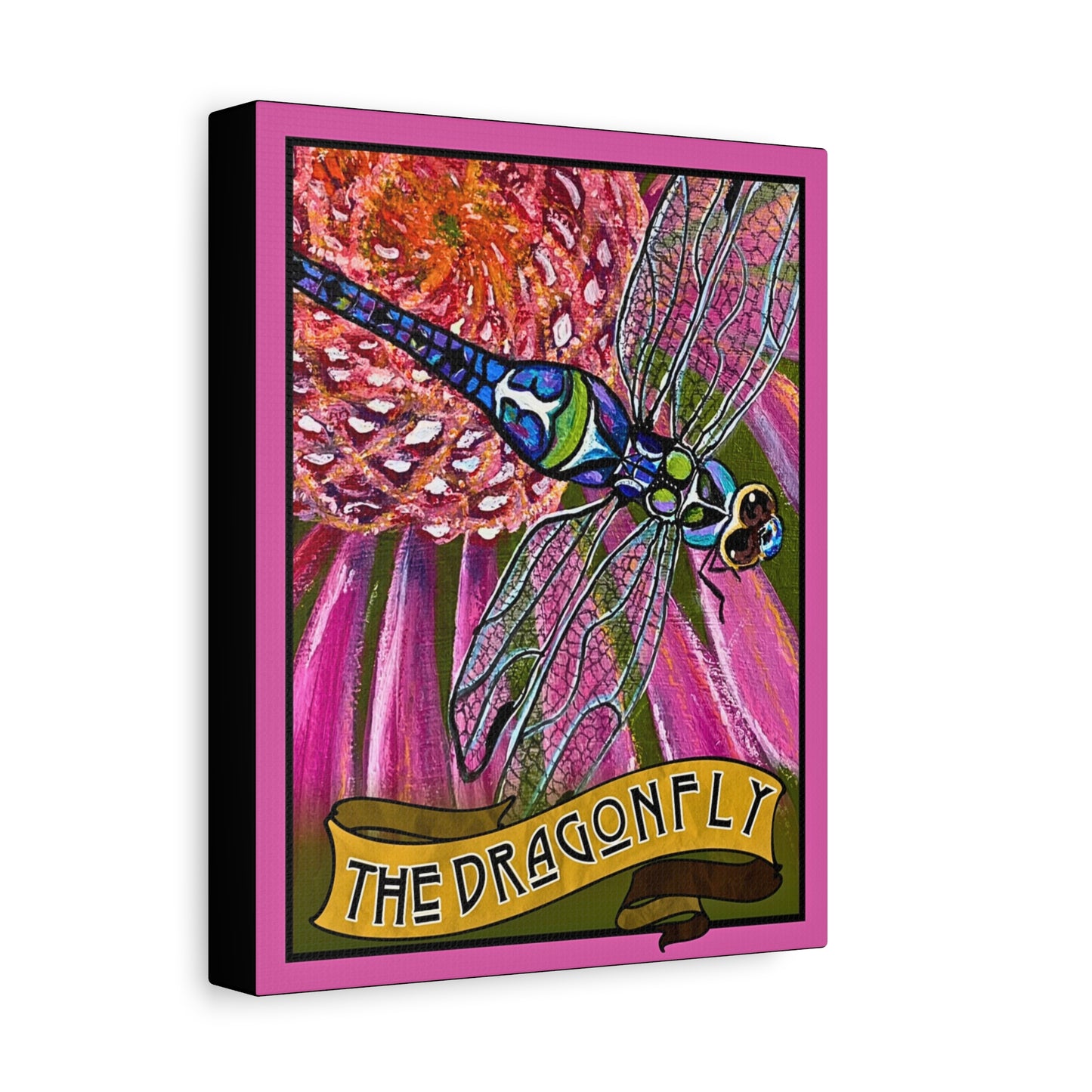 Tarot The Dragonfly Canvas Wall Art