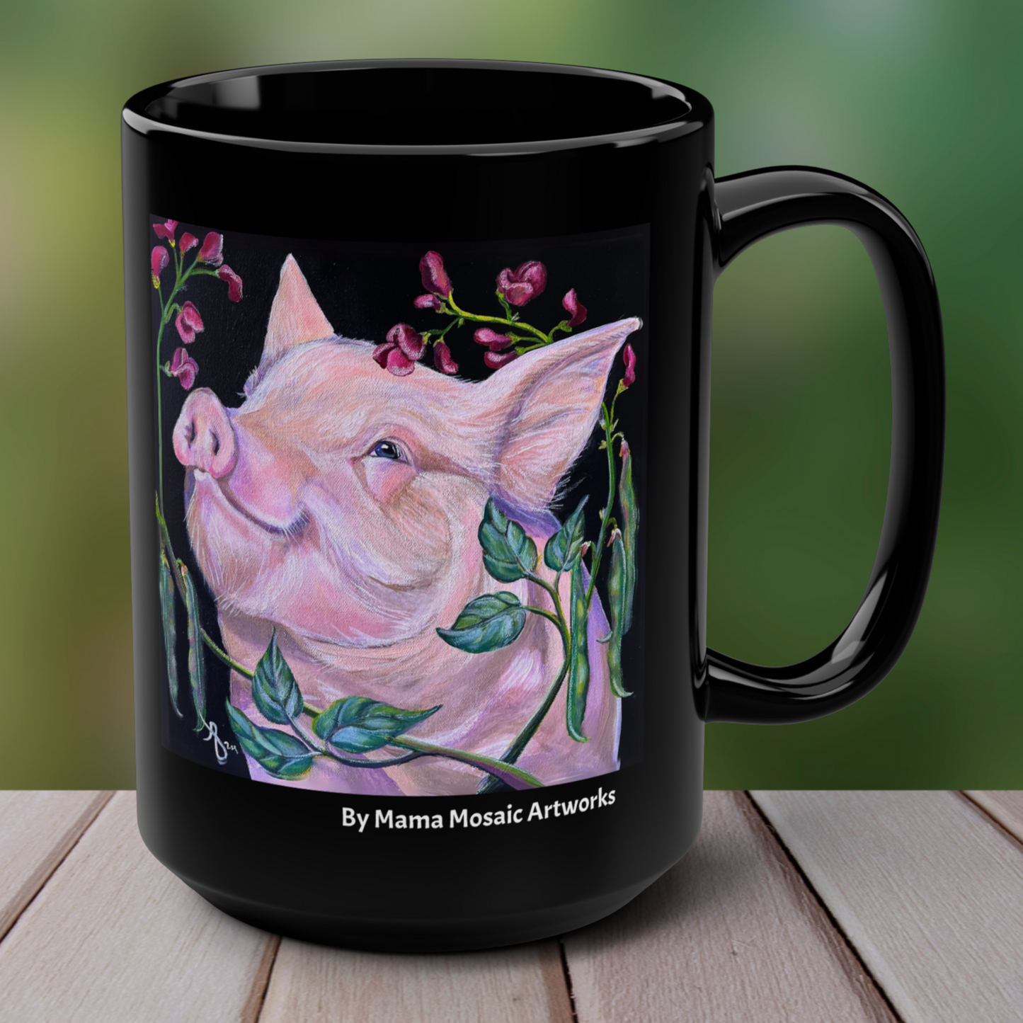 Mug - Pork in Beans from Mama Mosaic Artworks