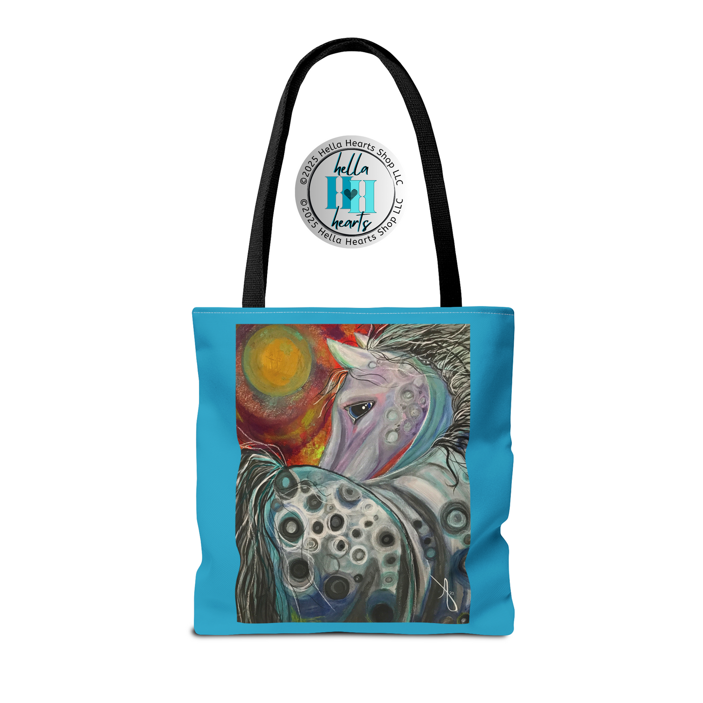 Appaloosa Tote Bag - Original Art, Venus Appaloosa from Mama Mosaic Artworks - 3 Sizes