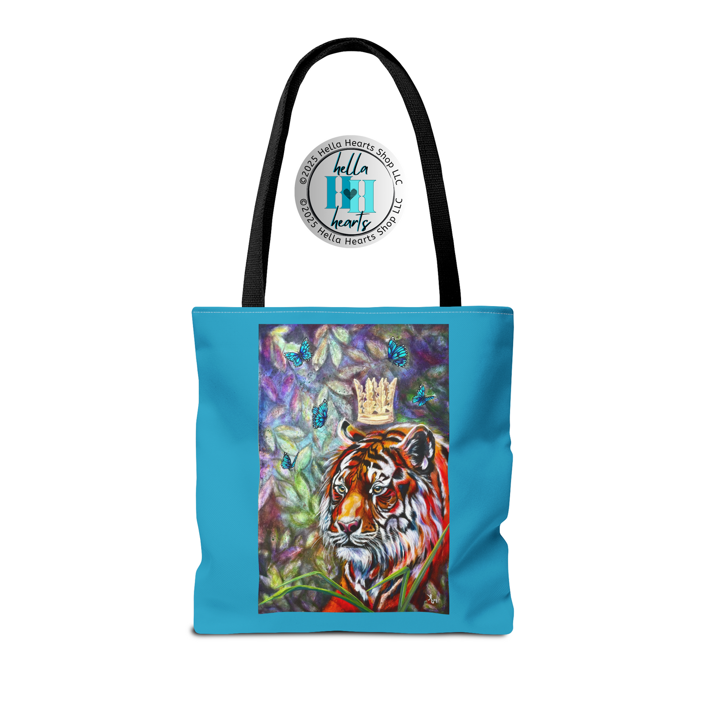 Mastery of Thought Tiger Tote Bag from Mama Mosaic Artworks