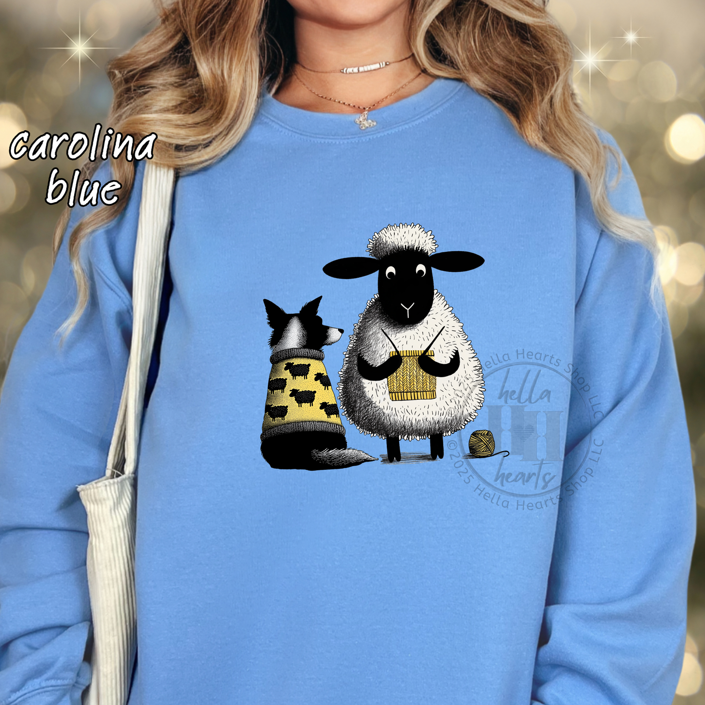 Bordie Collie and Sheep Sweatshirt