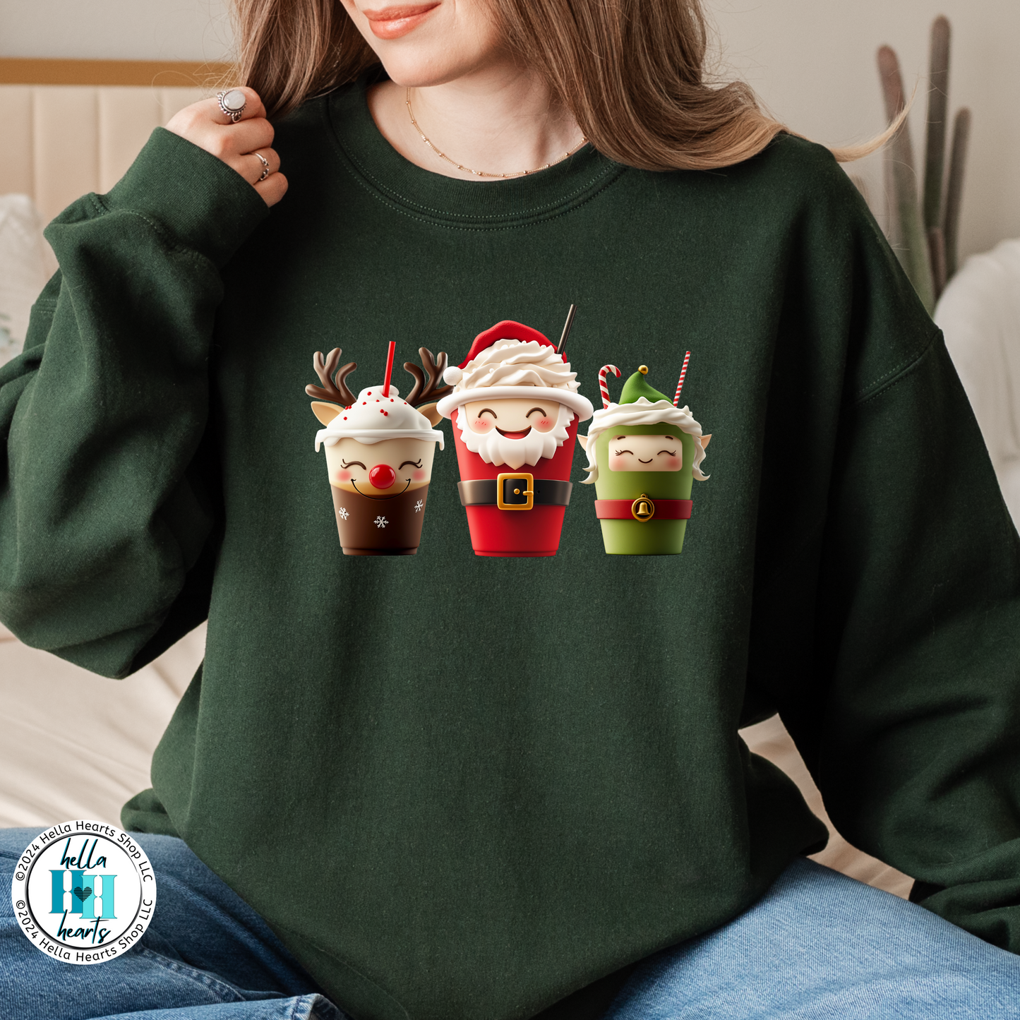 Christmas Coffee Sweatshirt - Unisex Crew