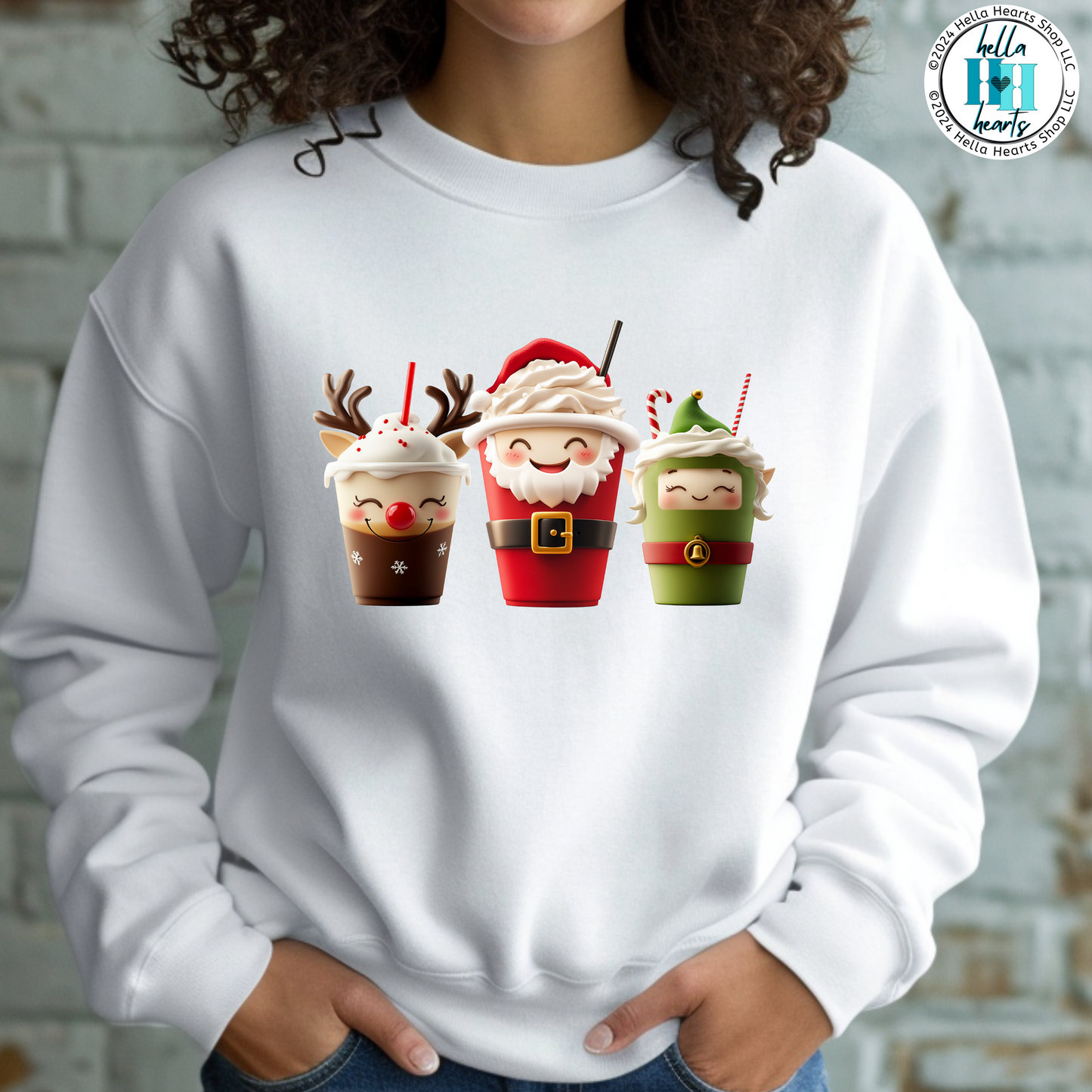 Christmas Coffee Sweatshirt - Unisex Crew