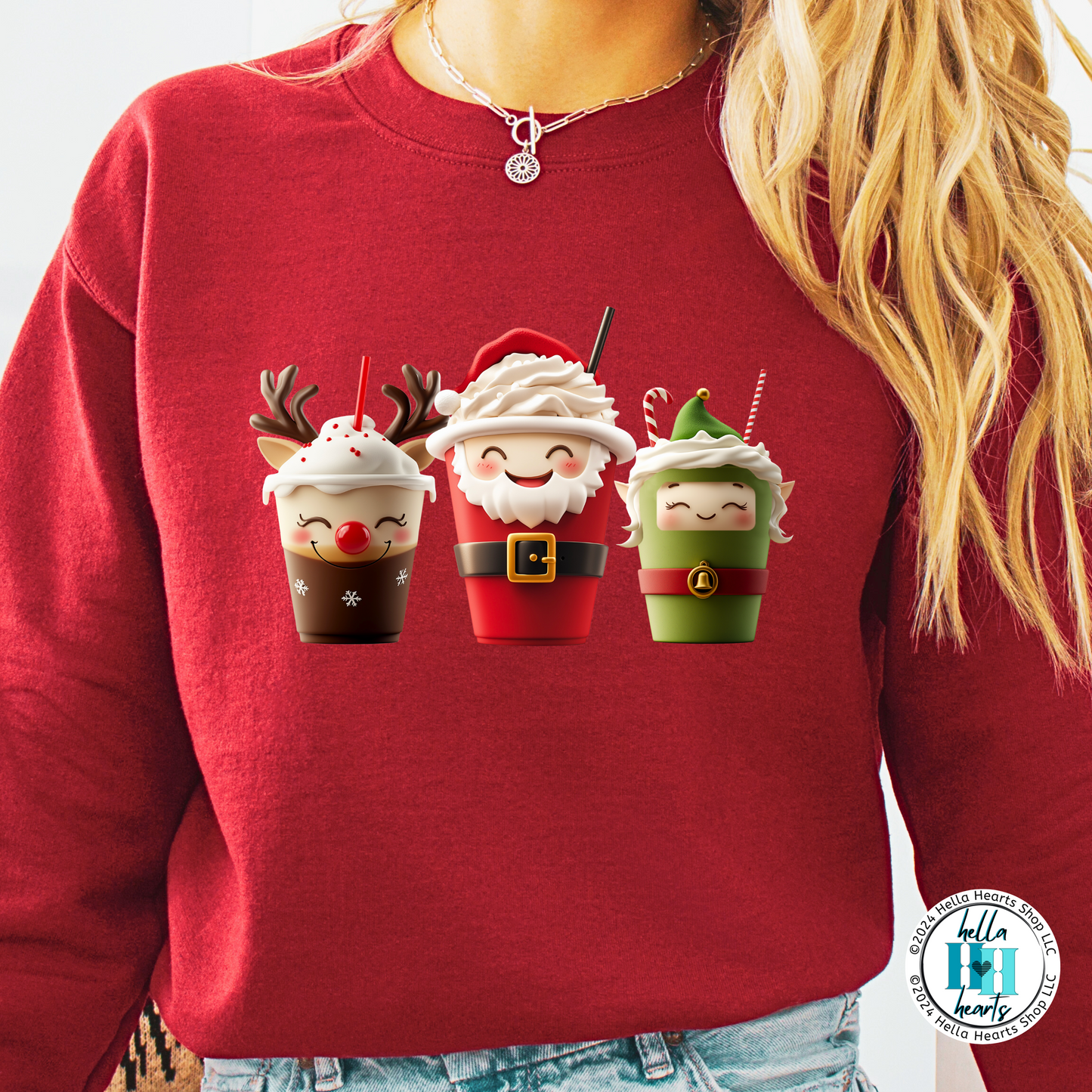 Christmas Coffee Sweatshirt - Unisex Crew