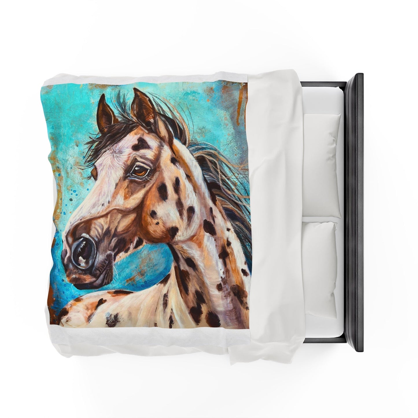 Appaloosa Blanket - Velveteen Plush Throw - from Mama Mosaic Artworks