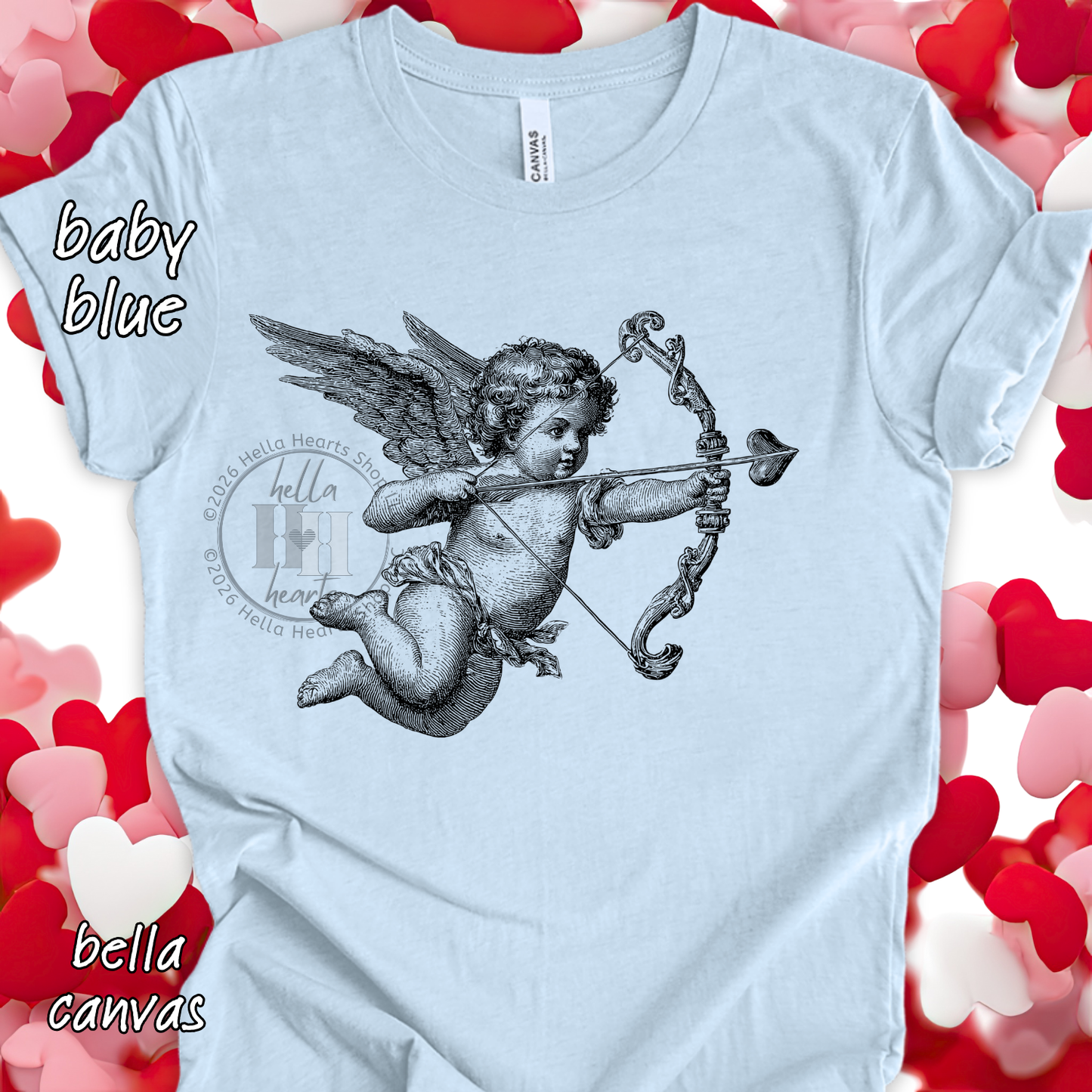 Cupid Valentine Shirt | Vintage Baroque Aesthetic, Unisex