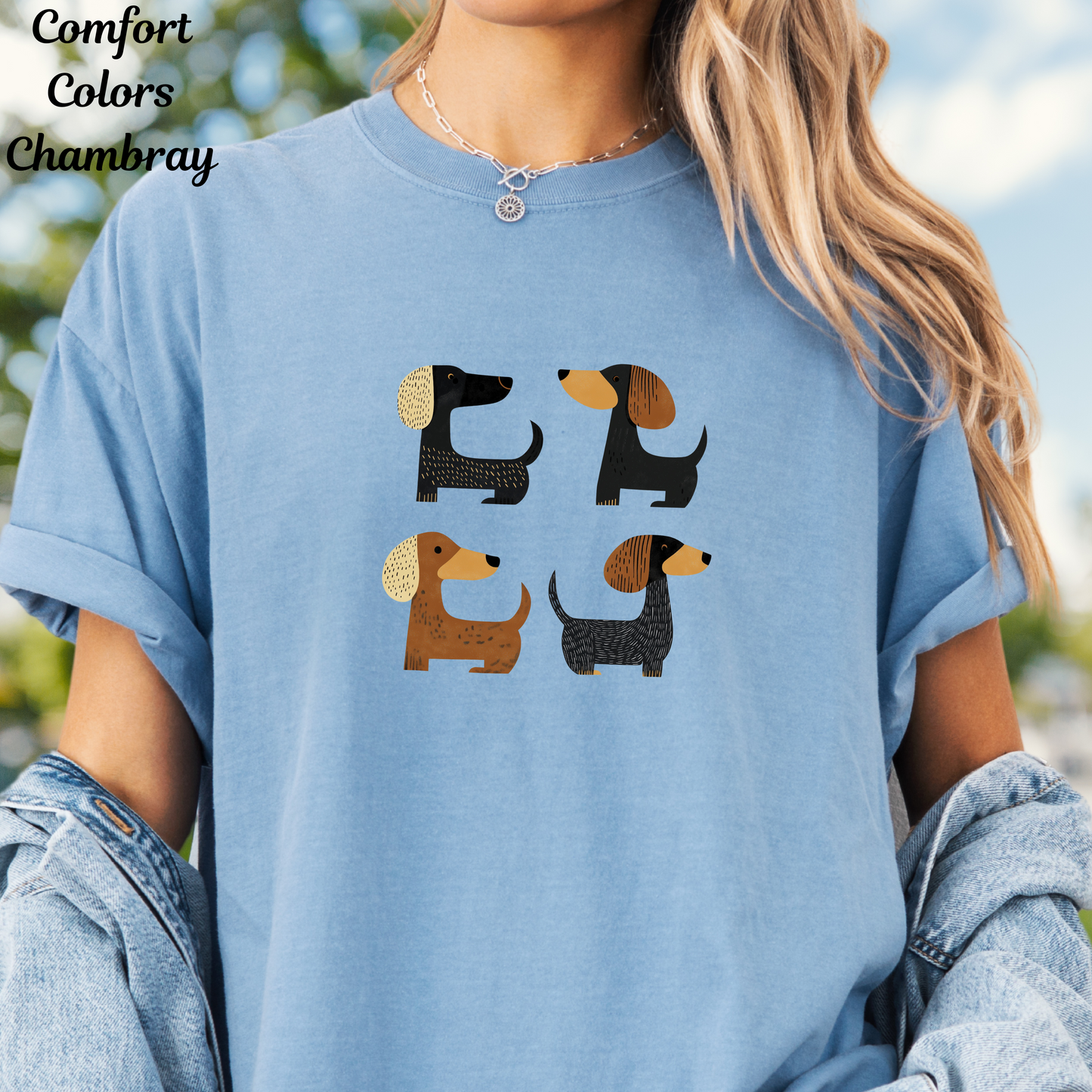 Wiener Dog Shirt - Comfort Colors Unisex Crew