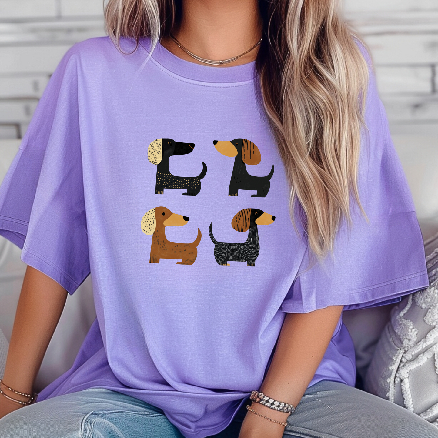 Wiener Dog Shirt - Comfort Colors Unisex Crew