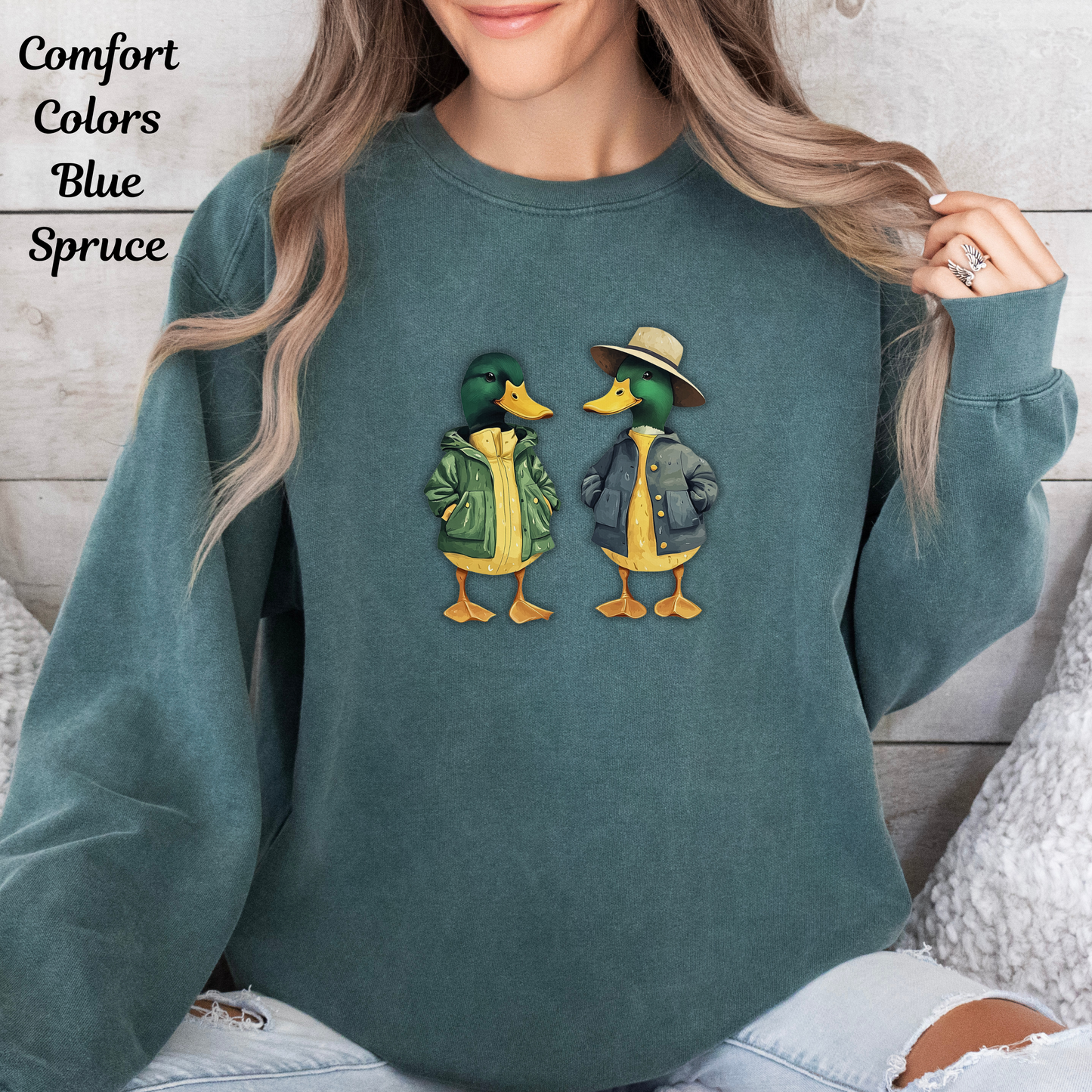 Ducks Sweatshirt - Comfort Colors Unisex Crew