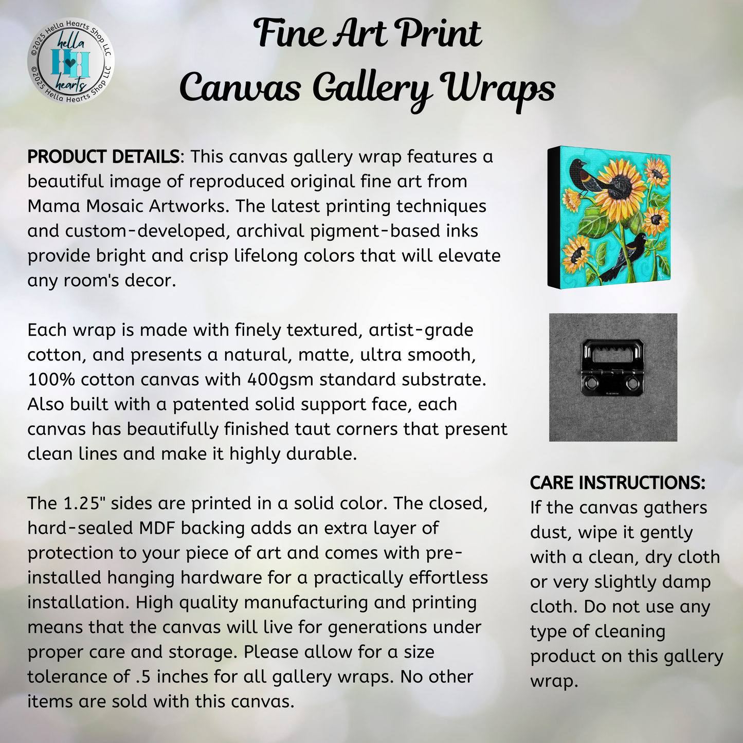 Fine Art Canvas - Portrait of an Owl from Mama Mosaic Artworks
