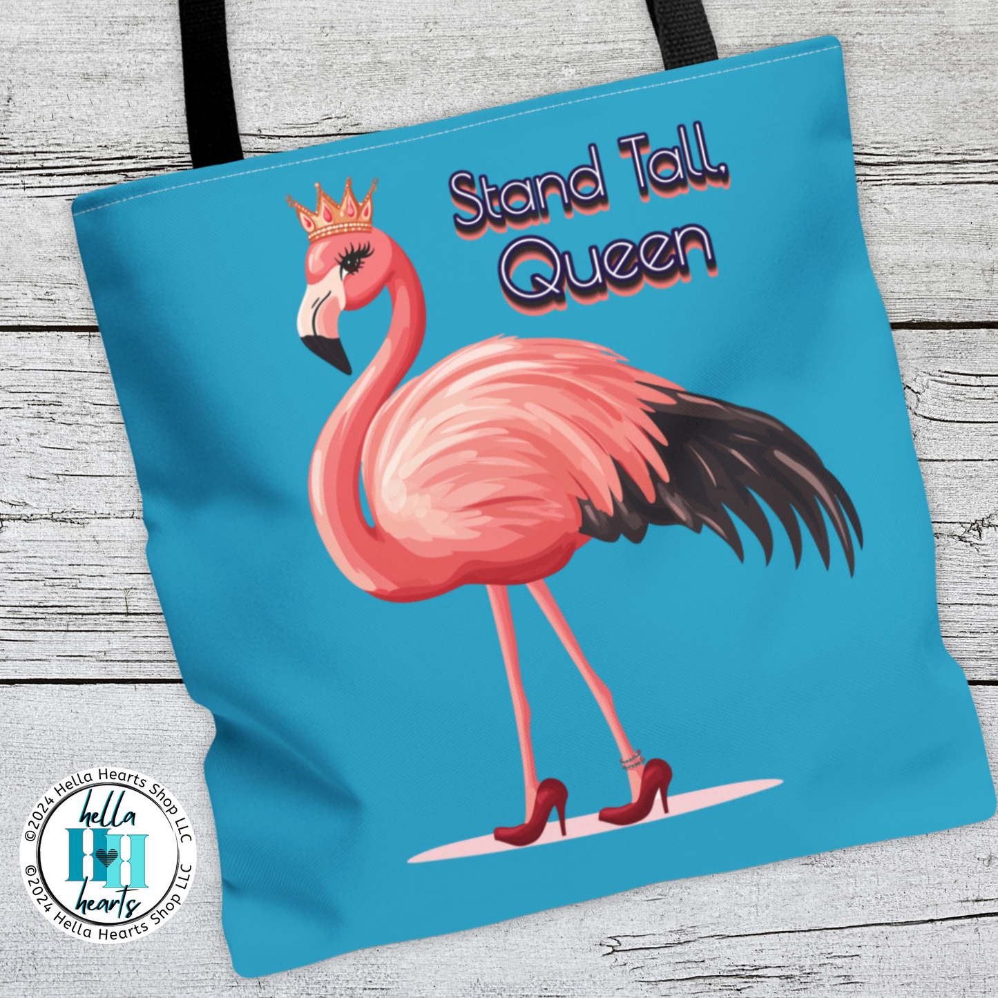 Flamingo Tote Bag - Water Resistant Tote 3 Sizes