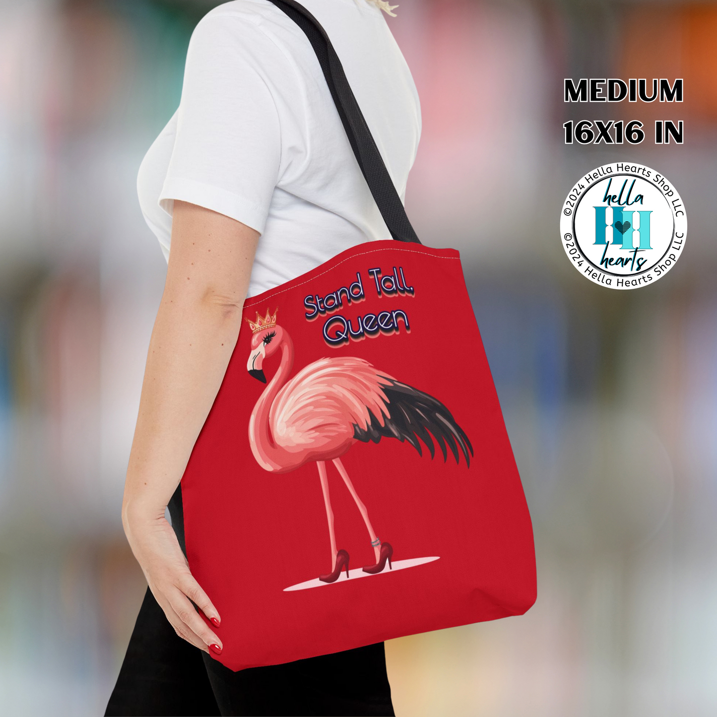 Flamingo Tote Bag - Water Resistant Tote 3 Sizes