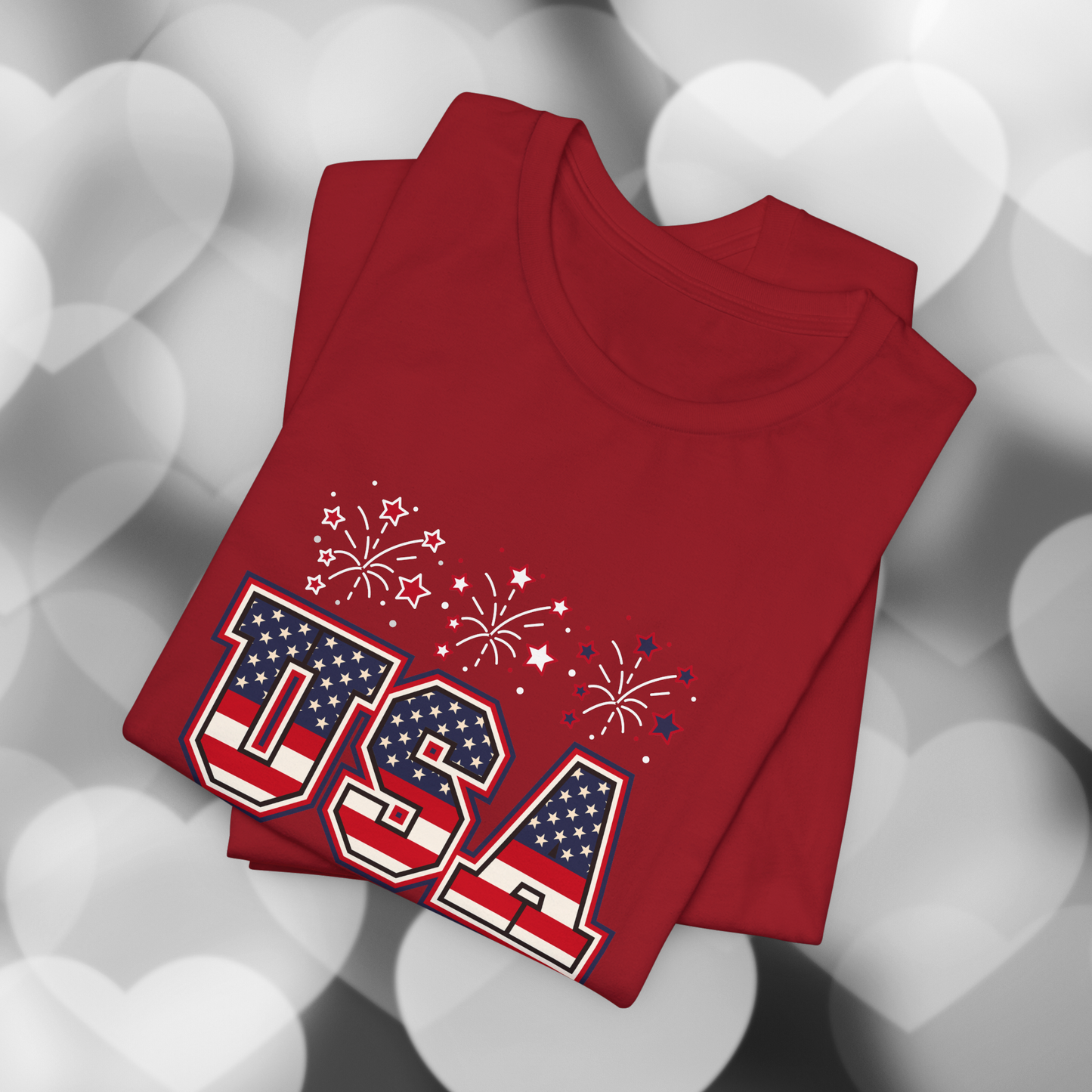 USA Fireworks July 4th Unisex TShirt