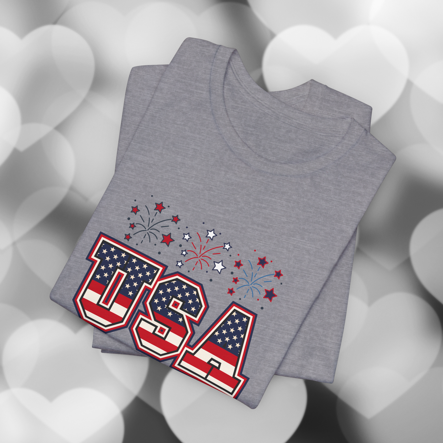 USA Fireworks July 4th Unisex TShirt