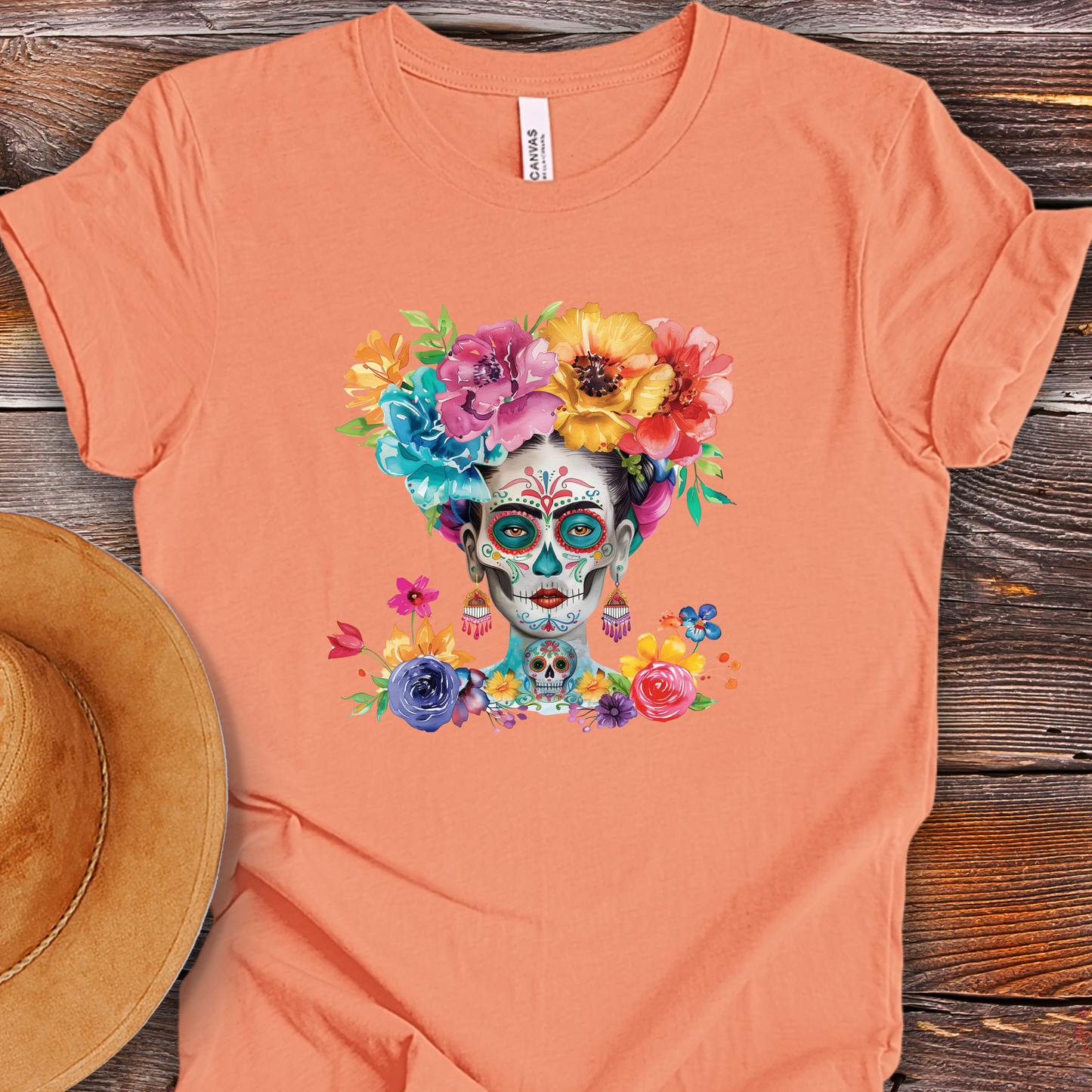 Frida Callo Day of the Dead Shirt - Unisex Crew