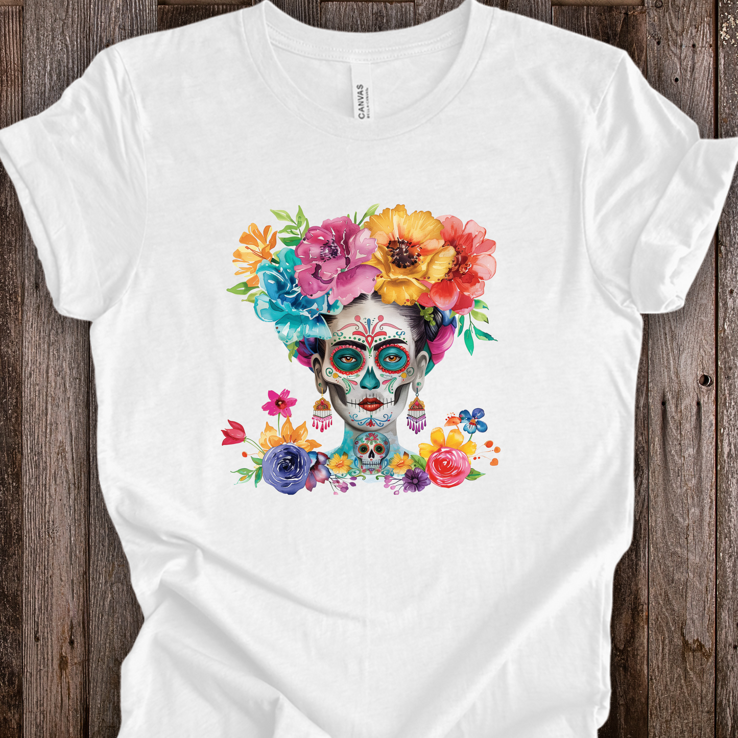 Frida Callo Day of the Dead Shirt - Unisex Crew