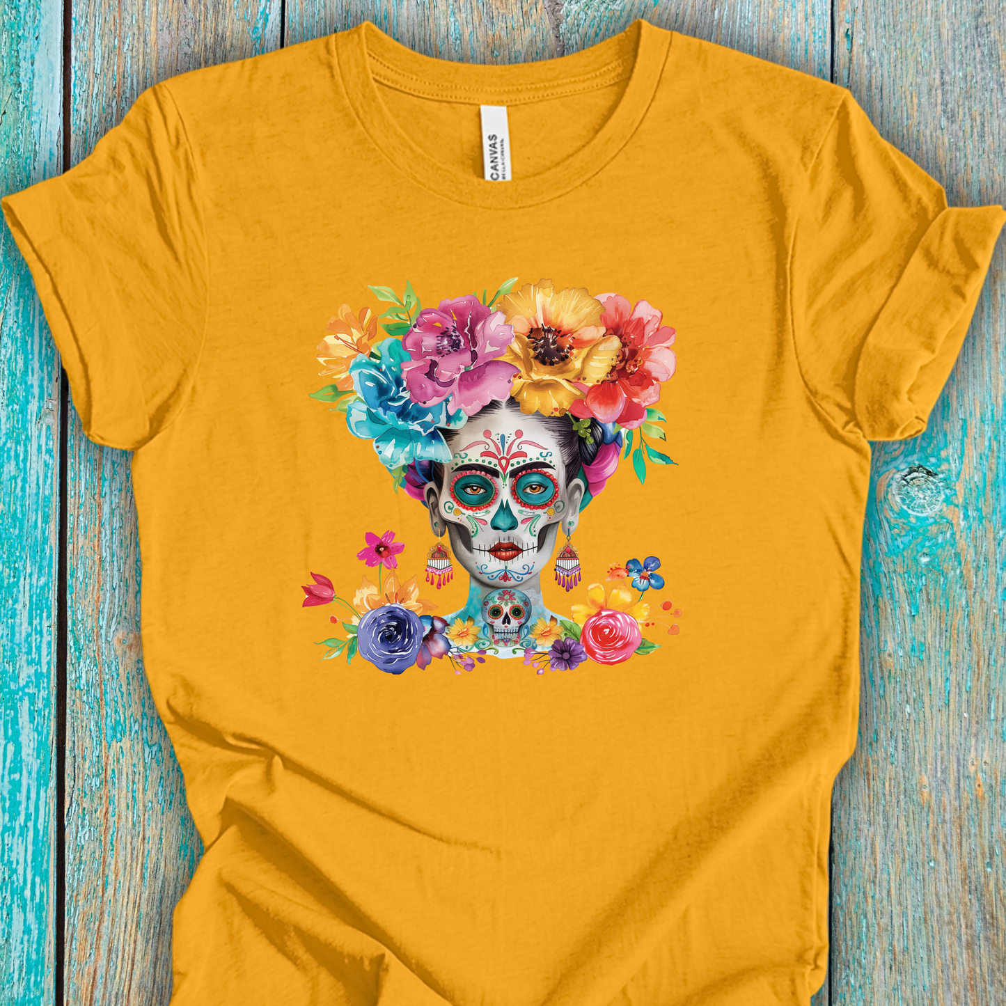 Frida Callo Day of the Dead Shirt - Unisex Crew