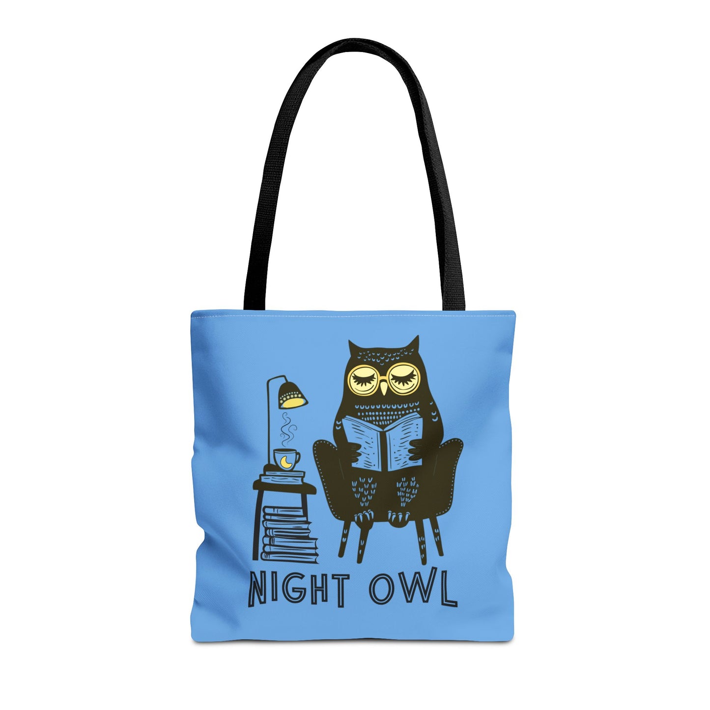 Night Owl Tote Bag - Water Resistant Tote - 3 Sizes