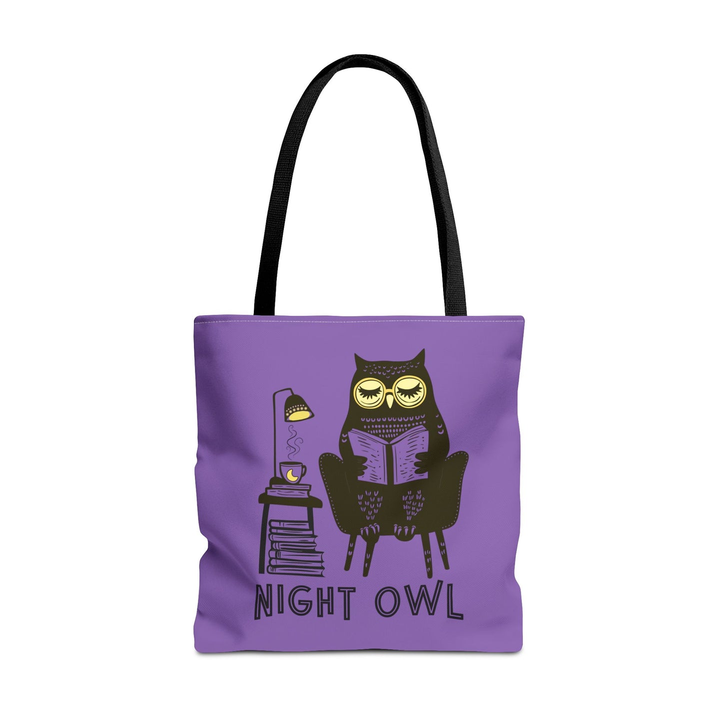 Night Owl Tote Bag - Water Resistant Tote - 3 Sizes