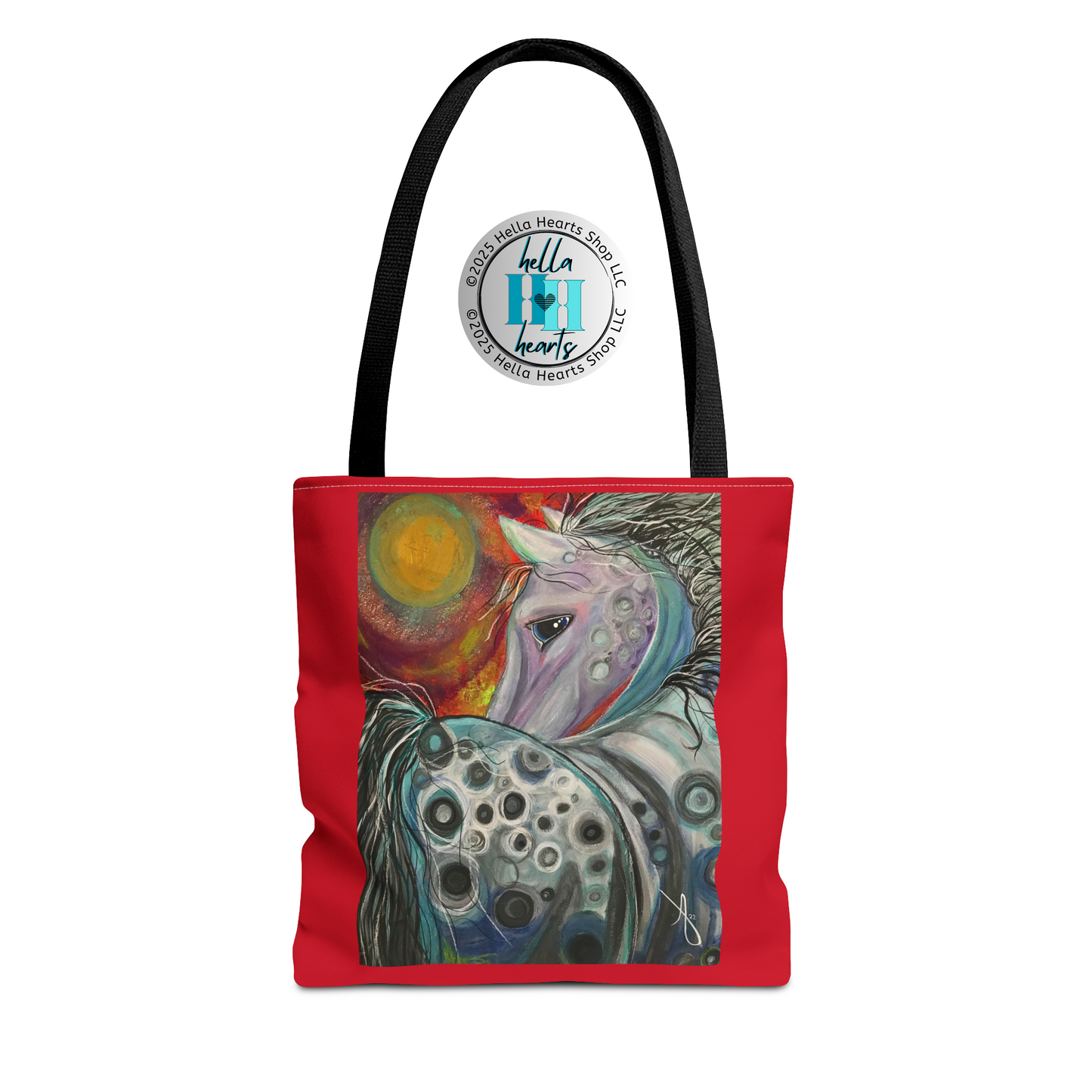 Appaloosa Tote Bag - Original Art, Venus Appaloosa from Mama Mosaic Artworks - 3 Sizes