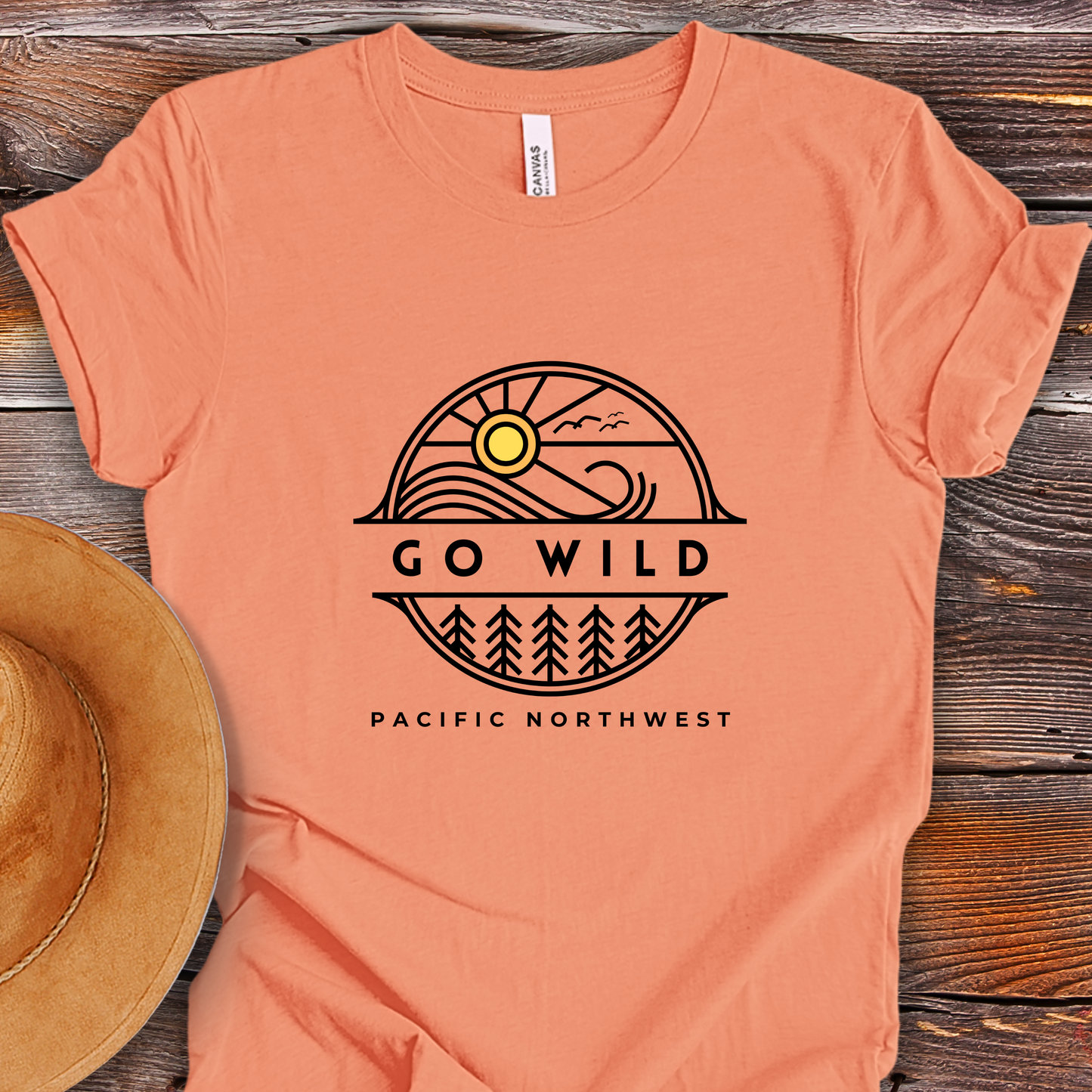 Adventure Shirt - Go Wild PNW Unisex Crew