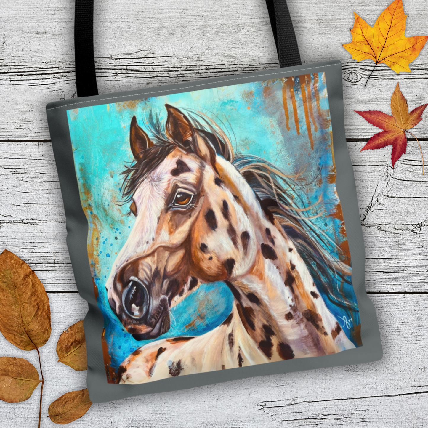 Appaloosa Horse Tote Bag - Gypsy From Mama Mosaic Artworks - 3 Sizes