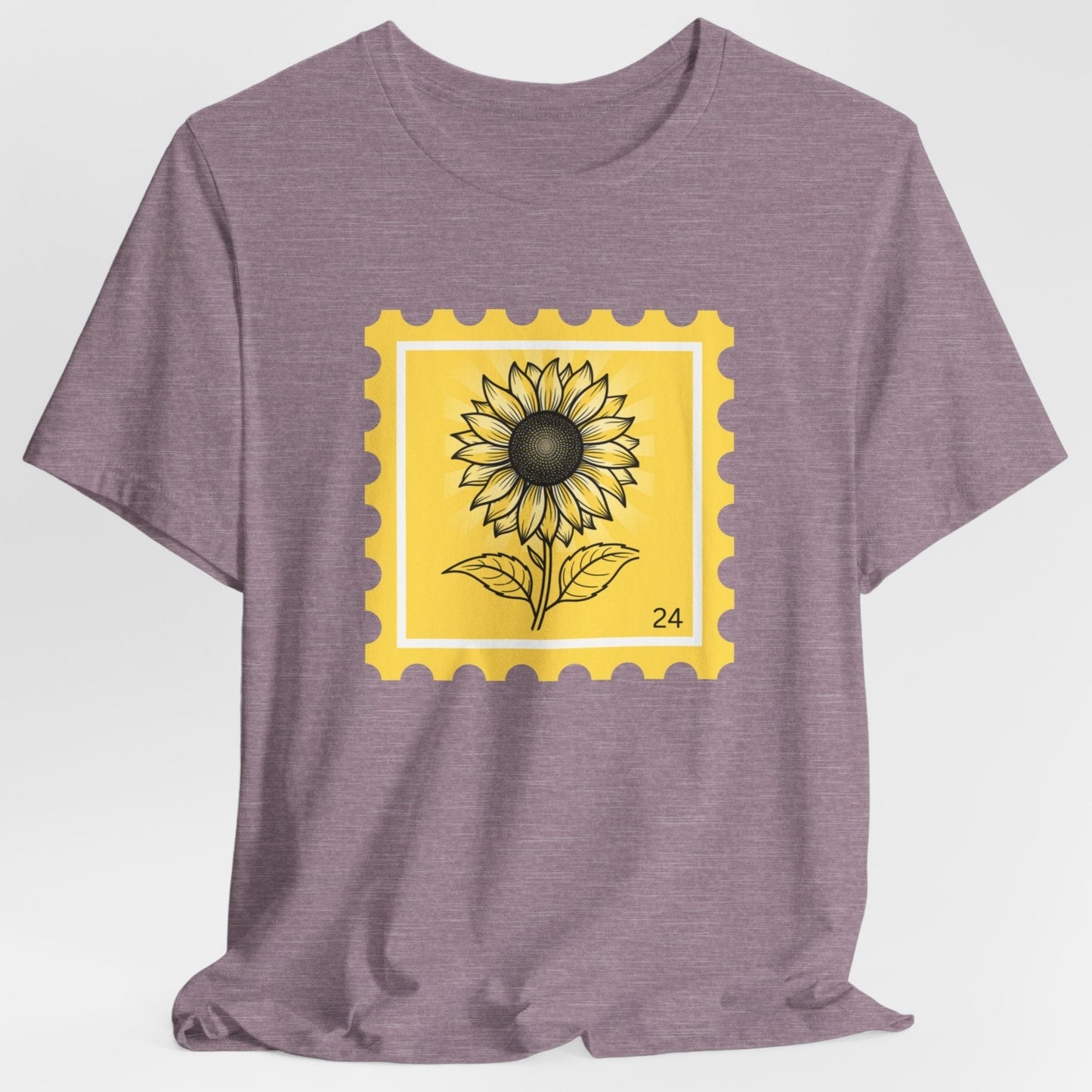 Sunflower Sunburst Stamp Unisex TShirt